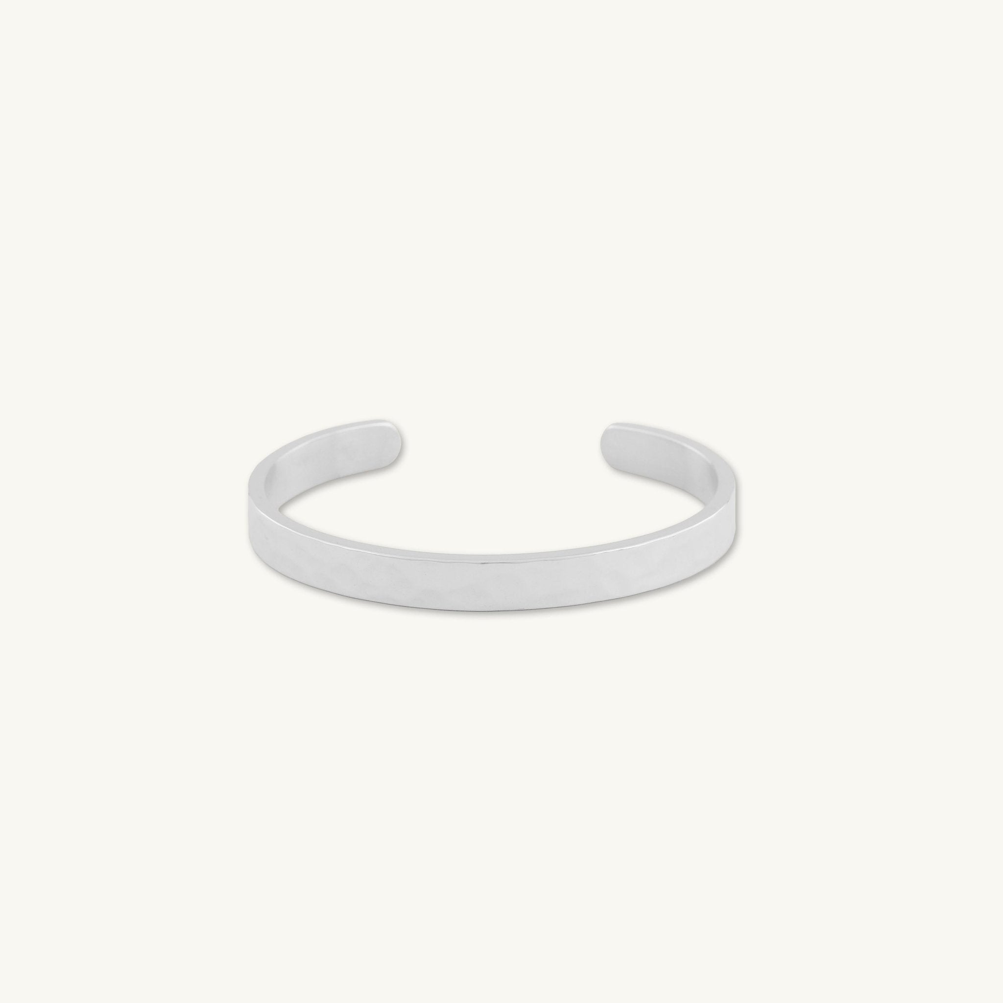Classic Molten Open Cuff Bangle - Camile & Stone