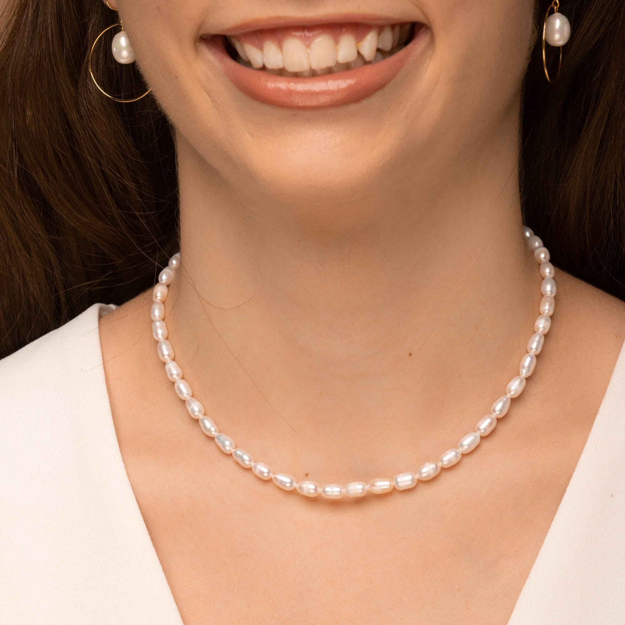 Classic Pearl Layering Necklace - Camile & Stone