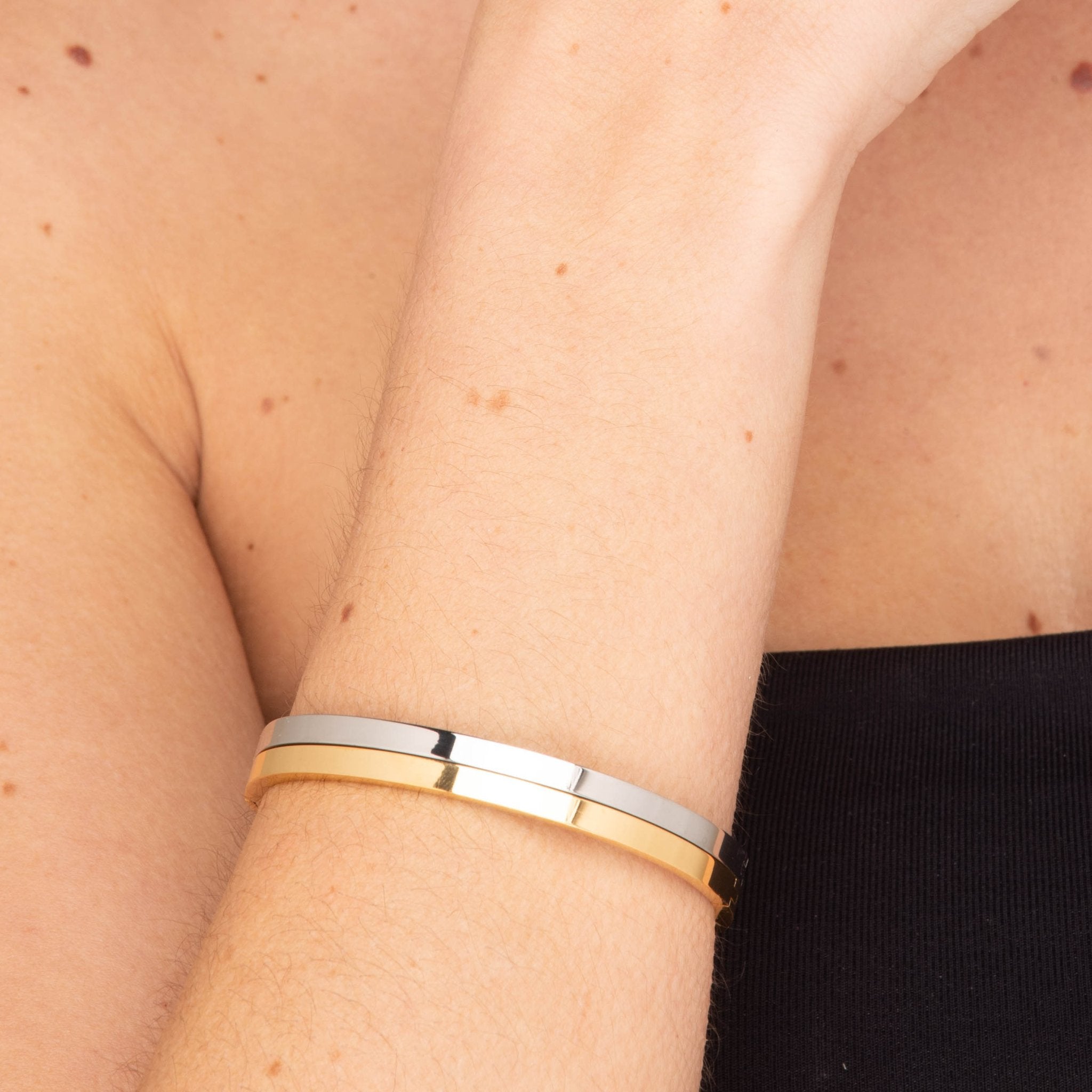 Classic Thin Stackable Bangle Bracelet - Camile & Stone