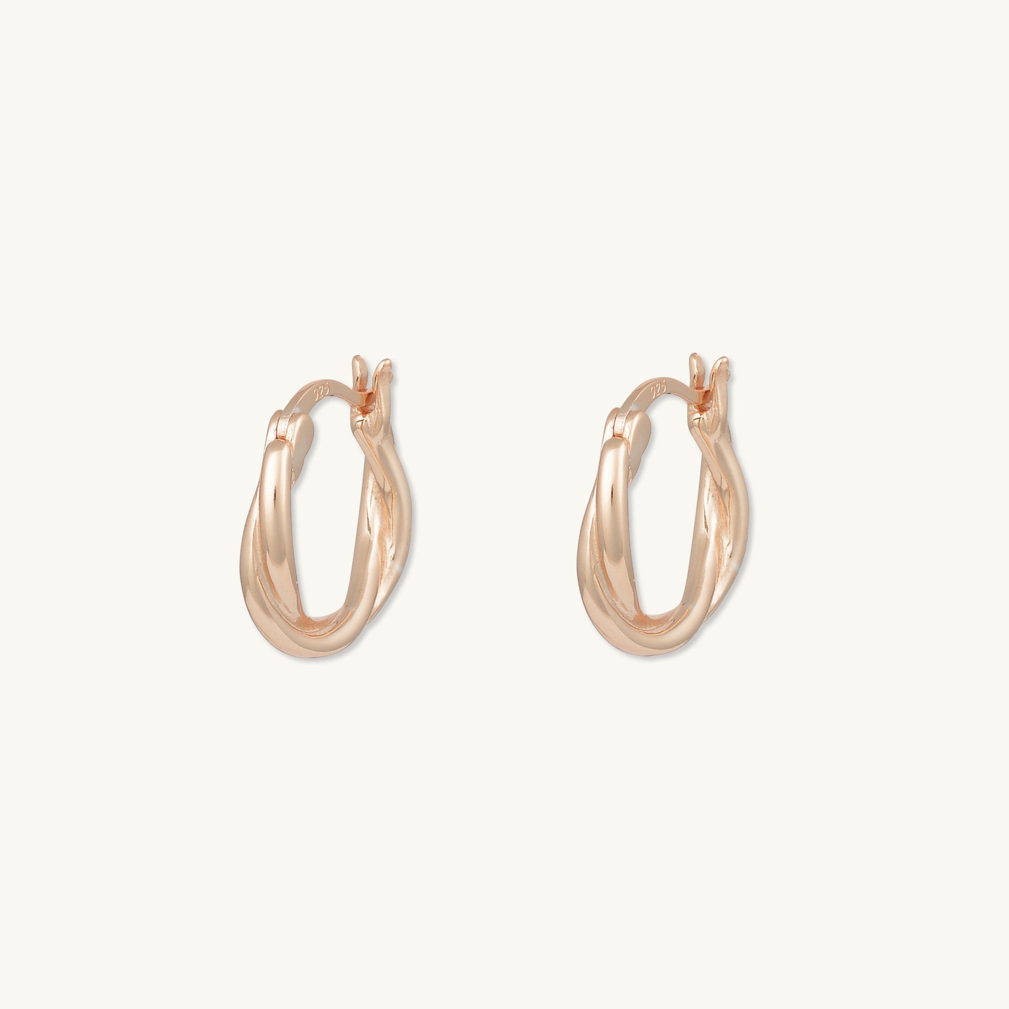 Classic Twist Hoop Earrings - Camile & Stone