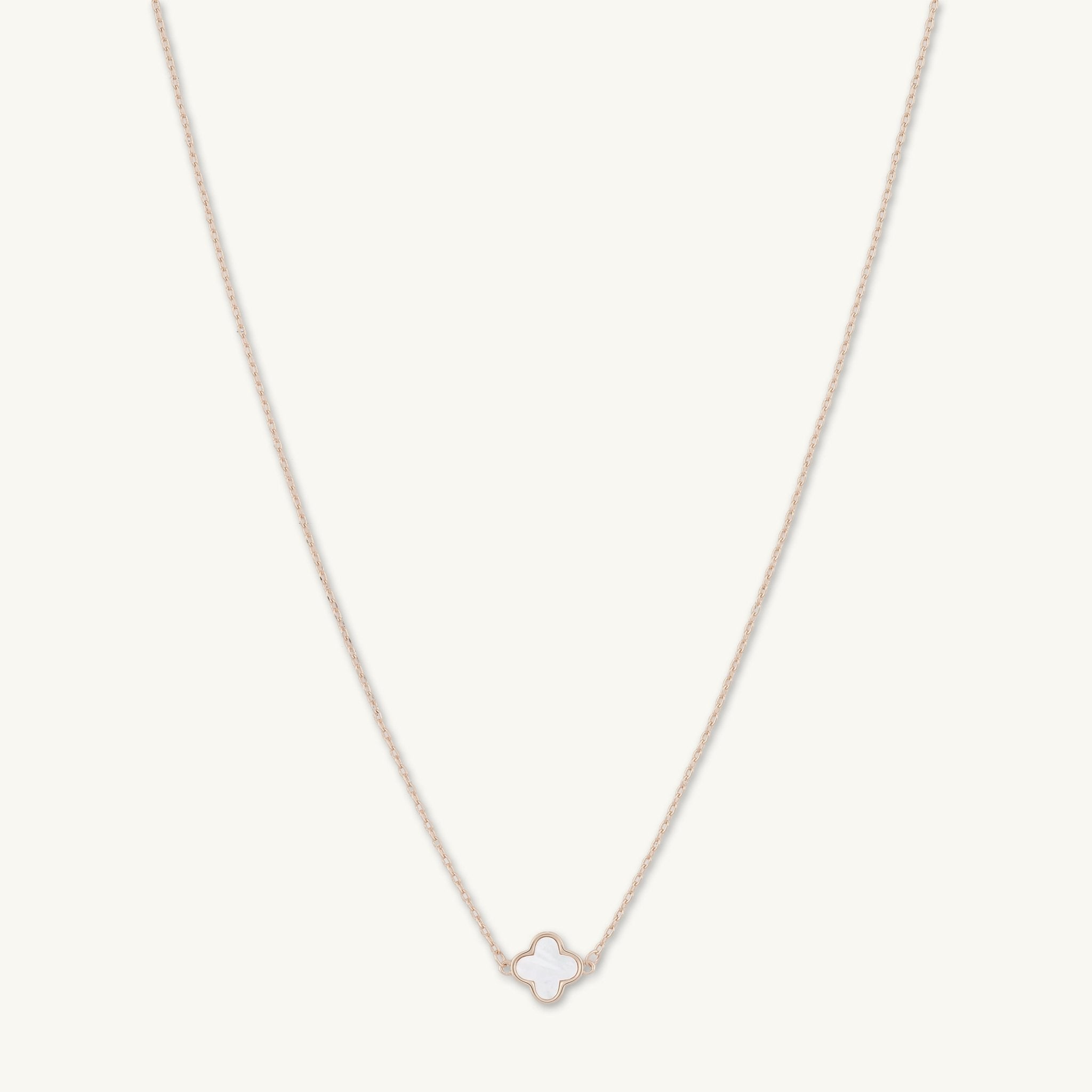 Clover Single MOP Necklace - Camile & Stone
