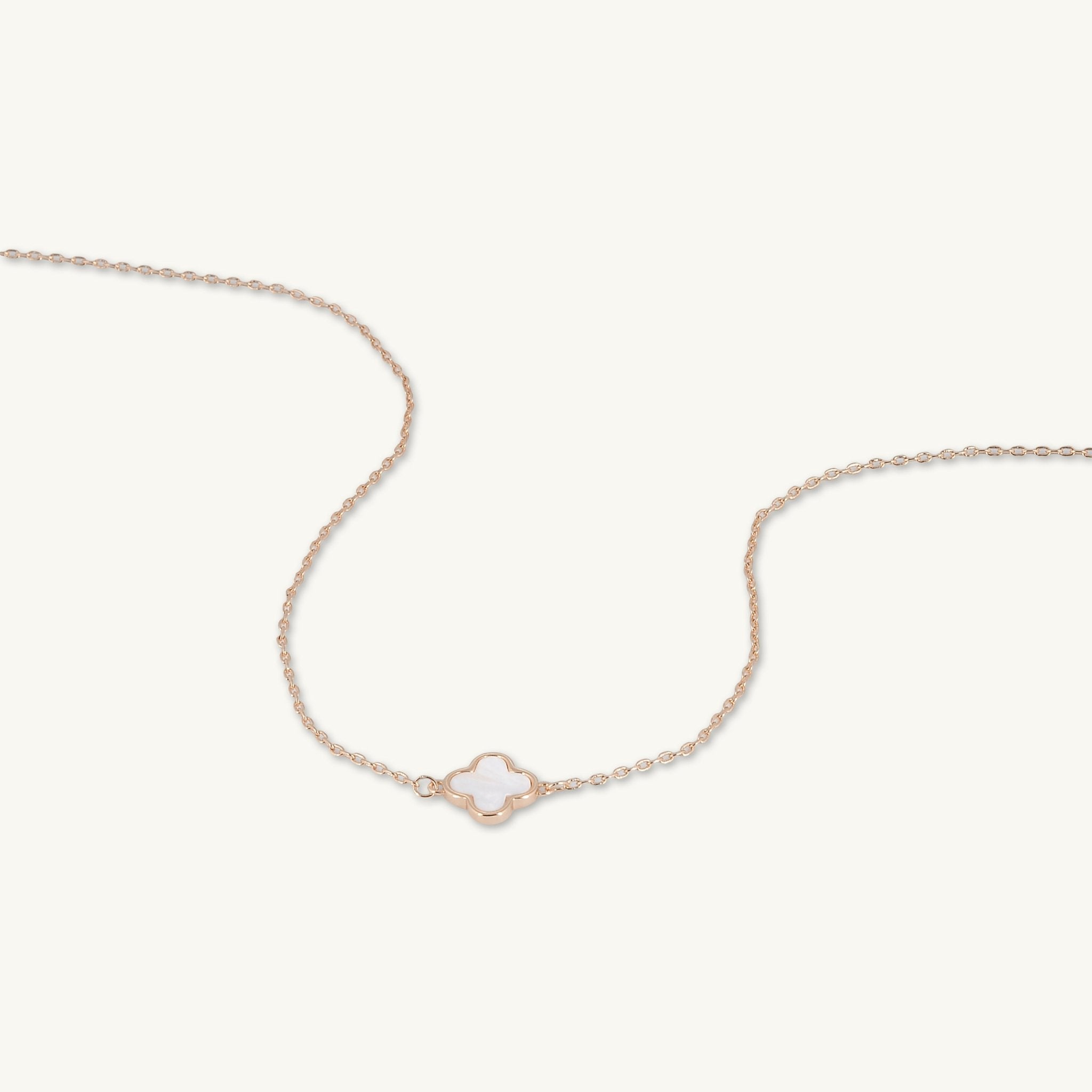 Clover Single MOP Necklace - Camile & Stone