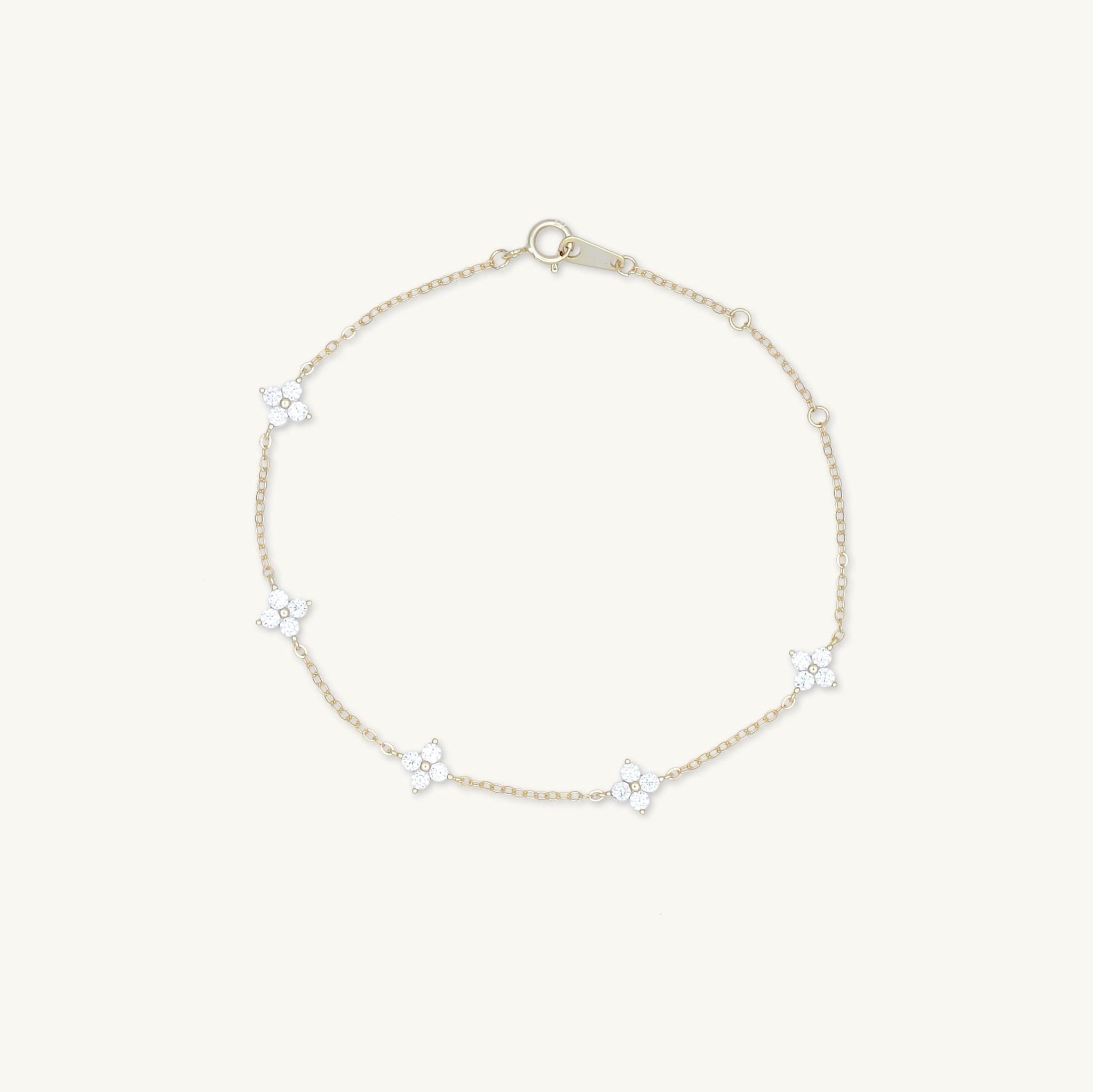 Clover Station Chain Bracelet - Camile & Stone