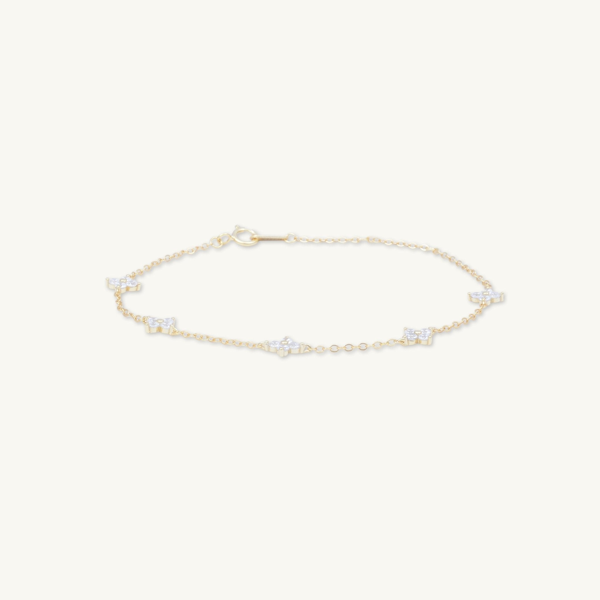 Clover Station Chain Bracelet - Camile & Stone