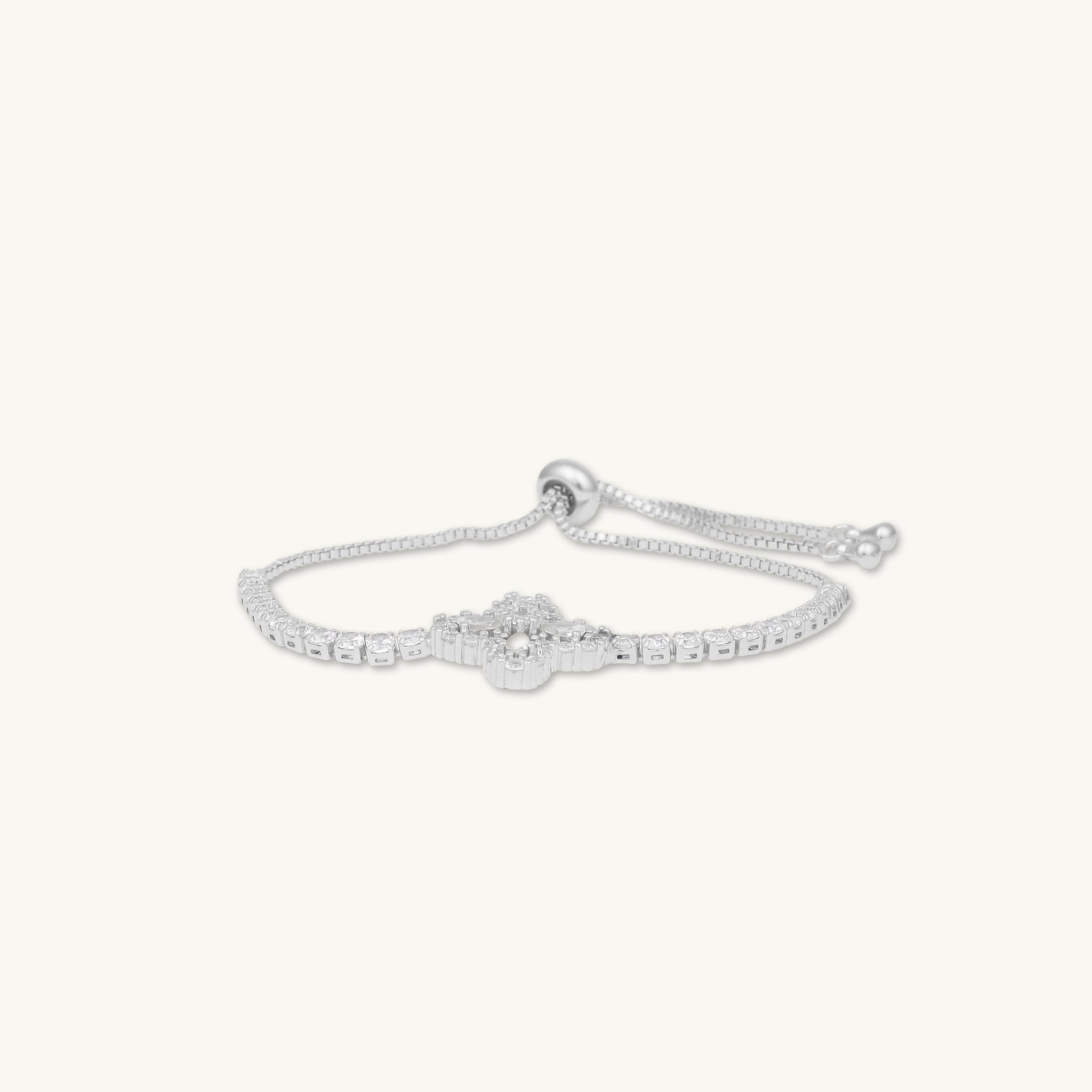 Clover Tennis Chain Bracelet - Camile & Stone