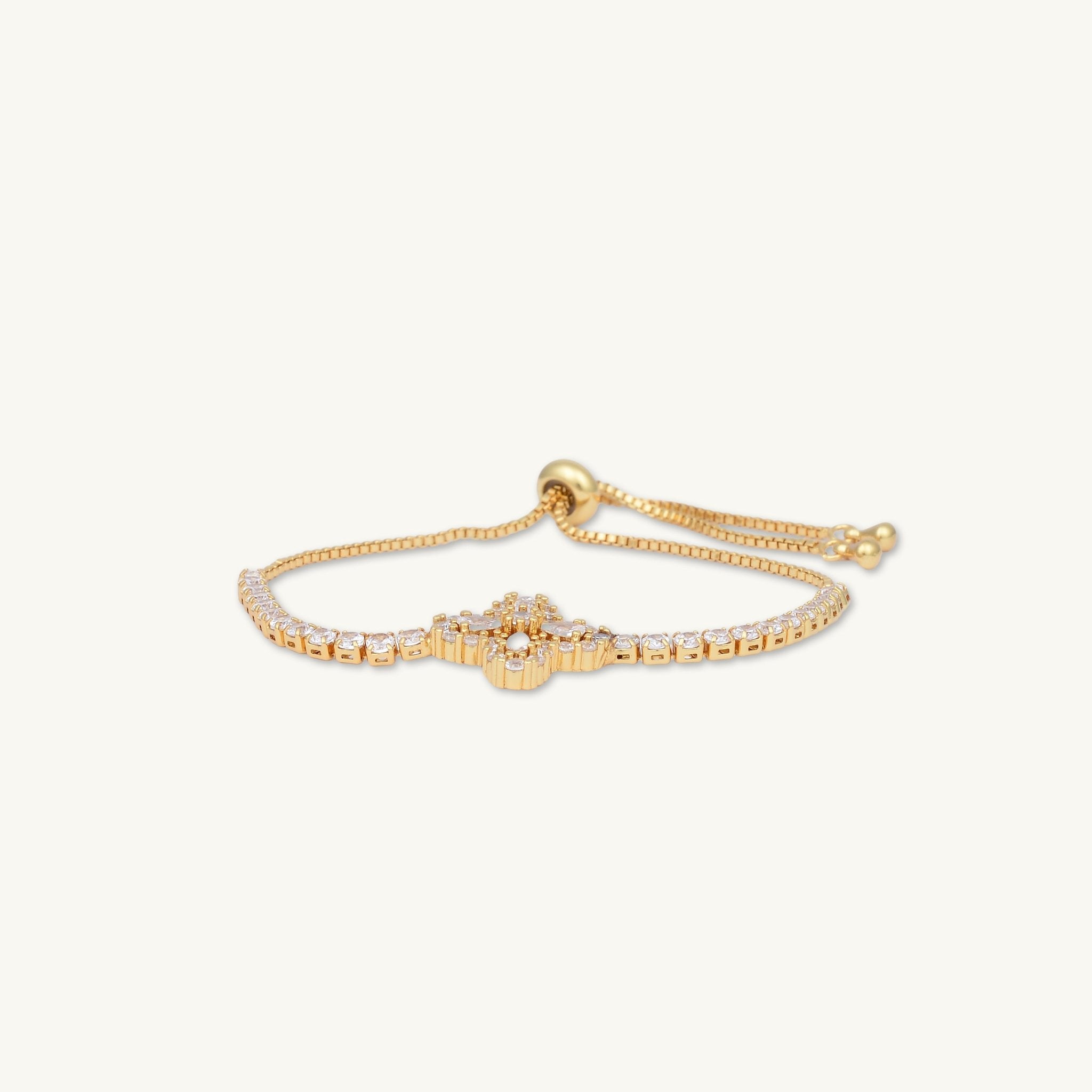 Clover Tennis Chain Bracelet - Camile & Stone