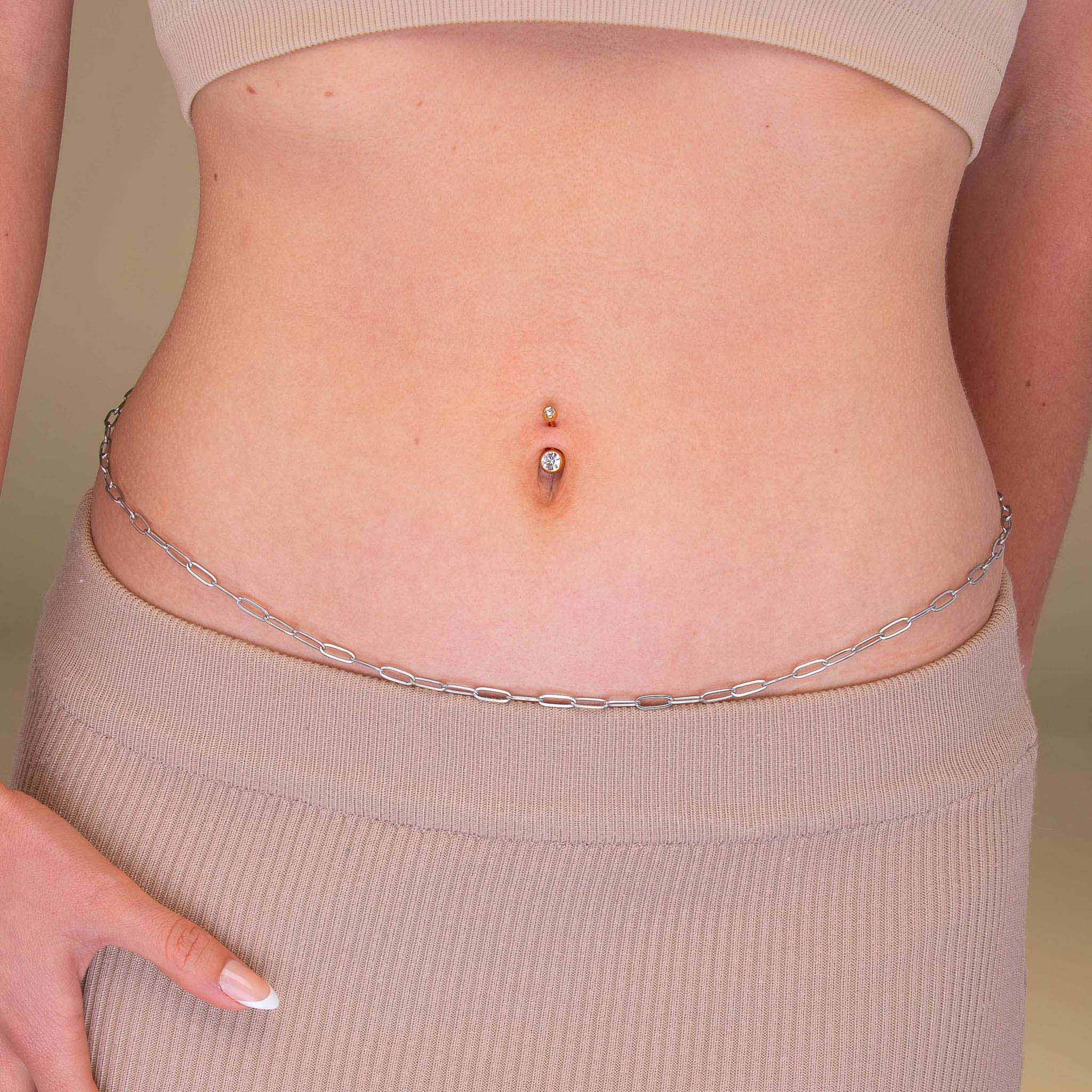 Double Bezel Titanium Belly Ring - Camile & Stone