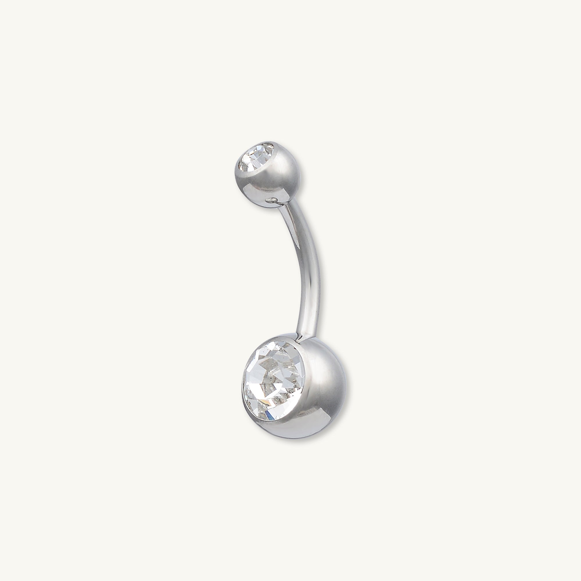 Double Bezel Titanium Belly Ring - Camile & Stone