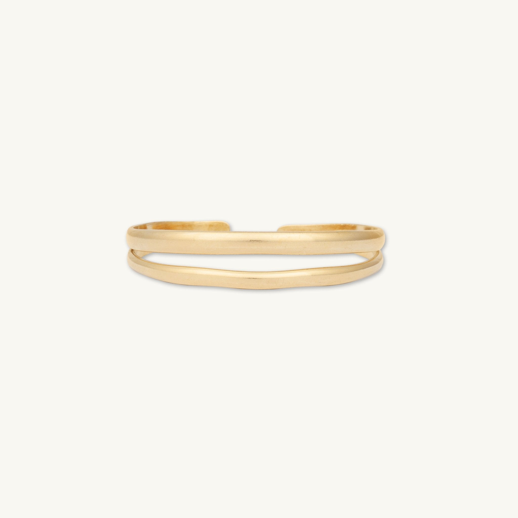 Double Open Cuff Statement Bangle - Camile & Stone