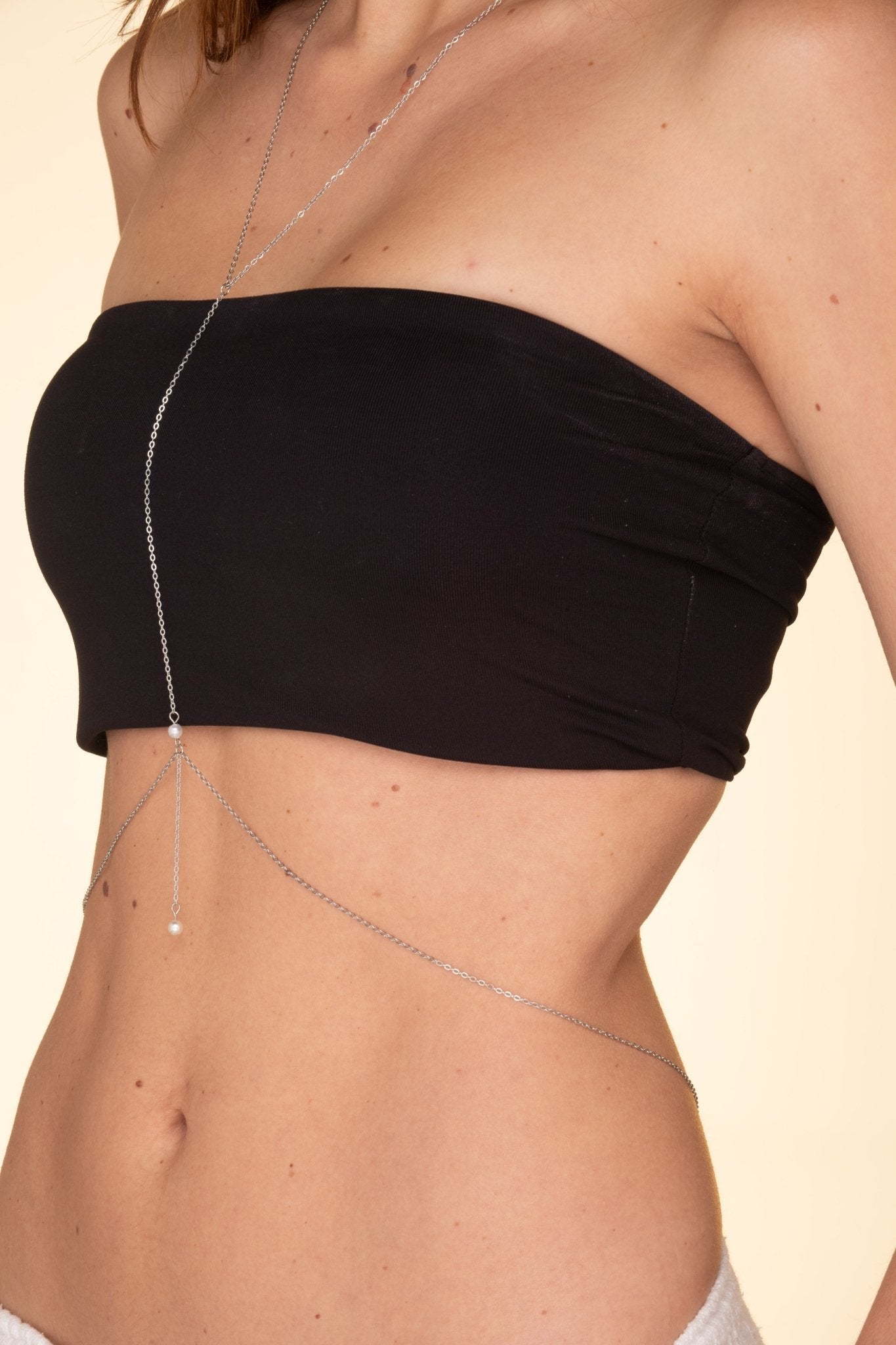 Double Pearl Body Waist Chain - Camile & Stone