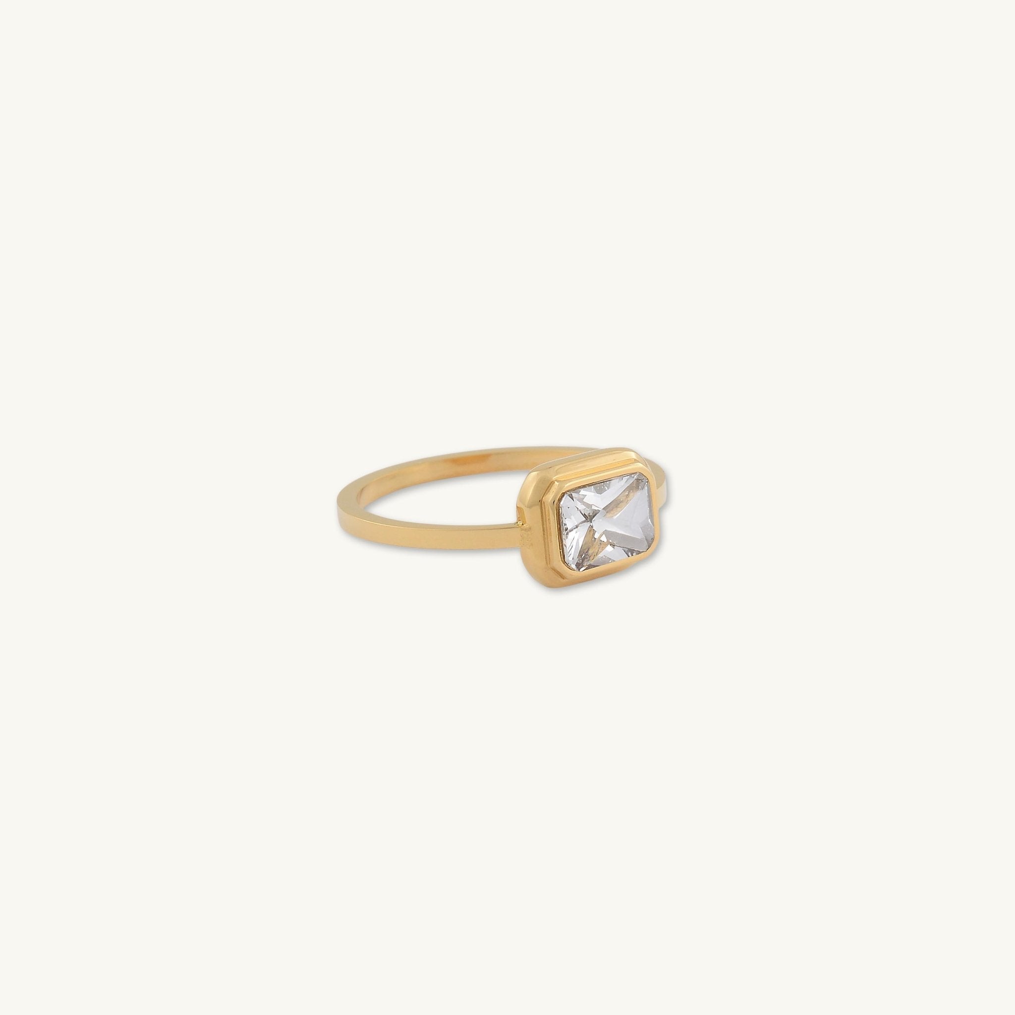 Eden Sapphire Baguette Ring - Camile & Stone