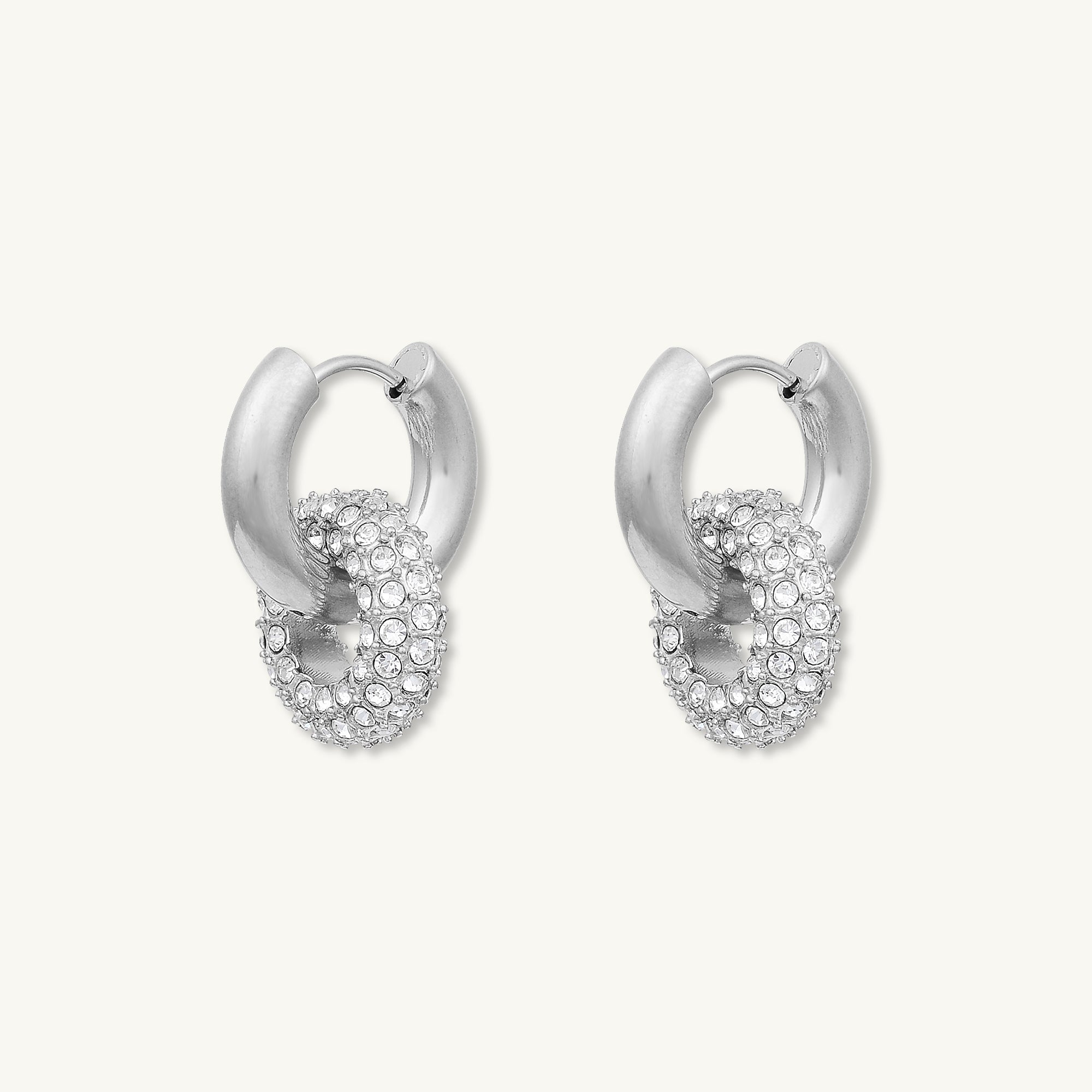 Elena Zirconia Huggie Earrings - Camile & Stone