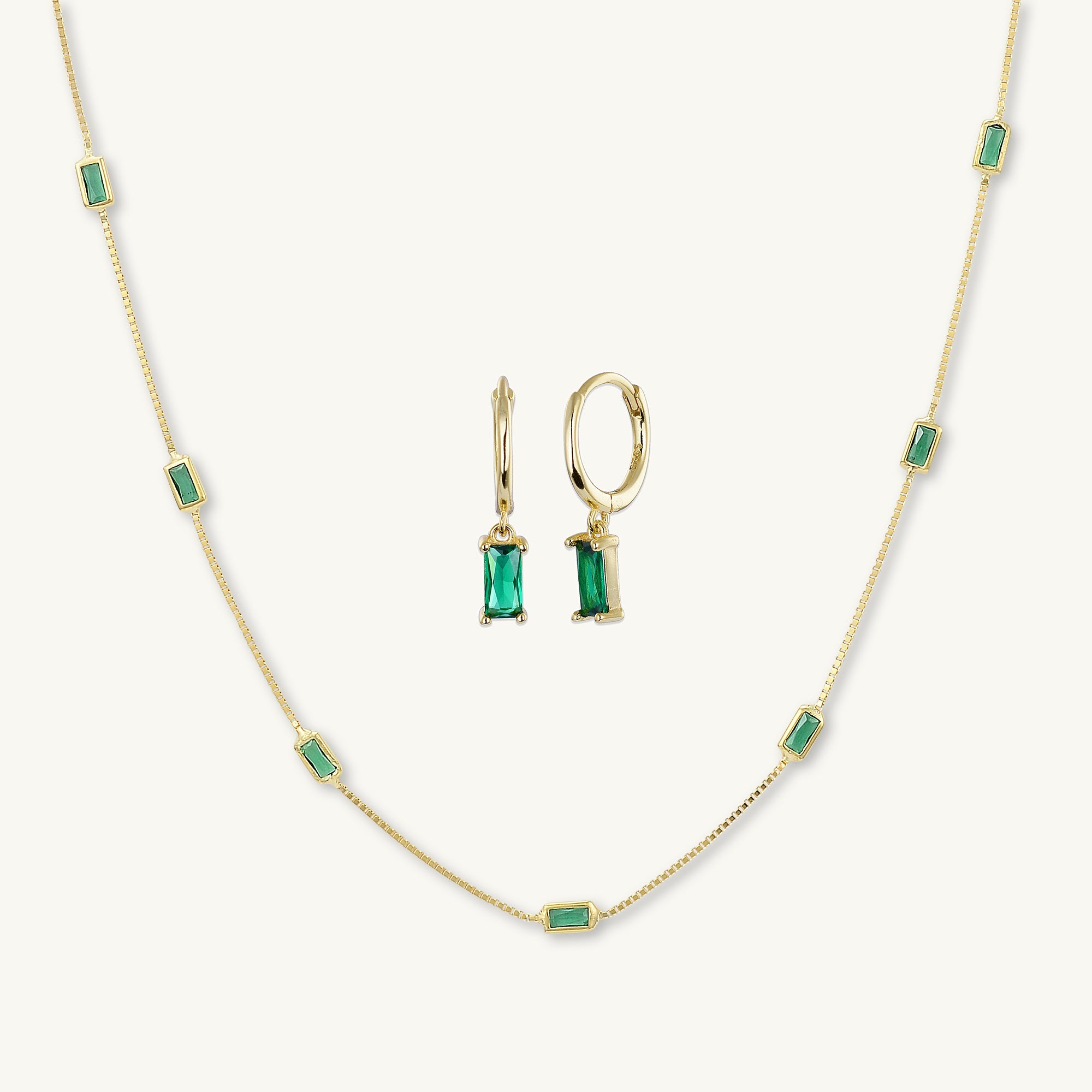Emerald Baguette Bundle - Camile & Stone