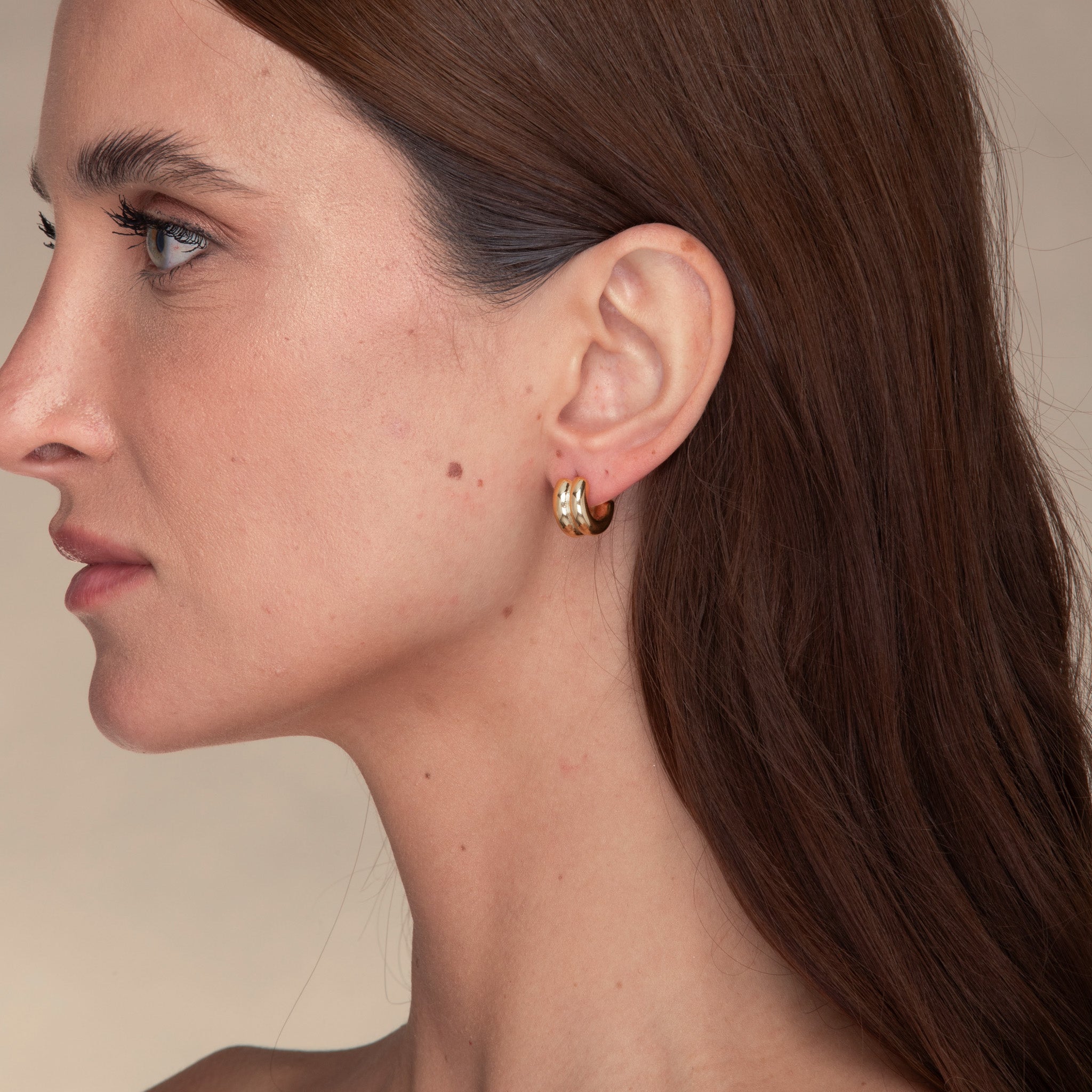 Eva Double C Earrings - Camile & Stone