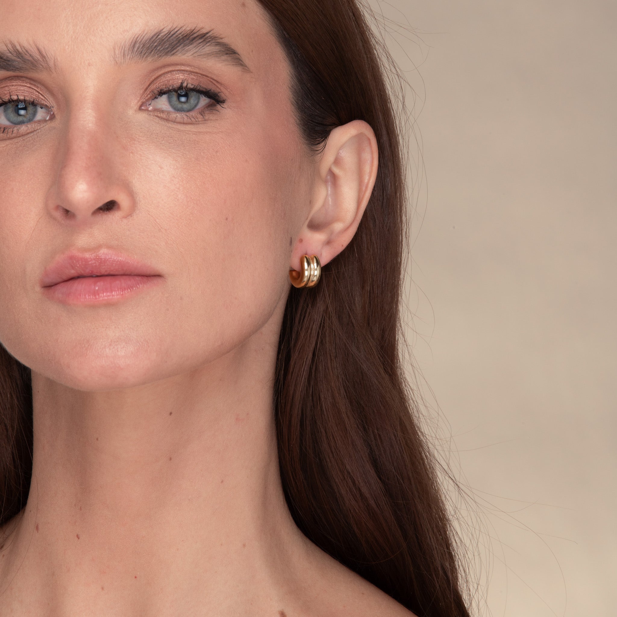 Eva Double C Earrings - Camile & Stone
