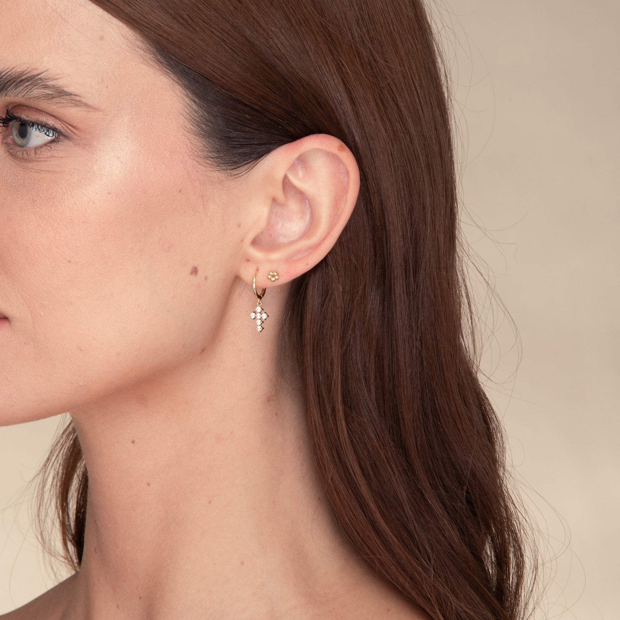 Fleur Ball Dot Stud Earrings - Camile & Stone