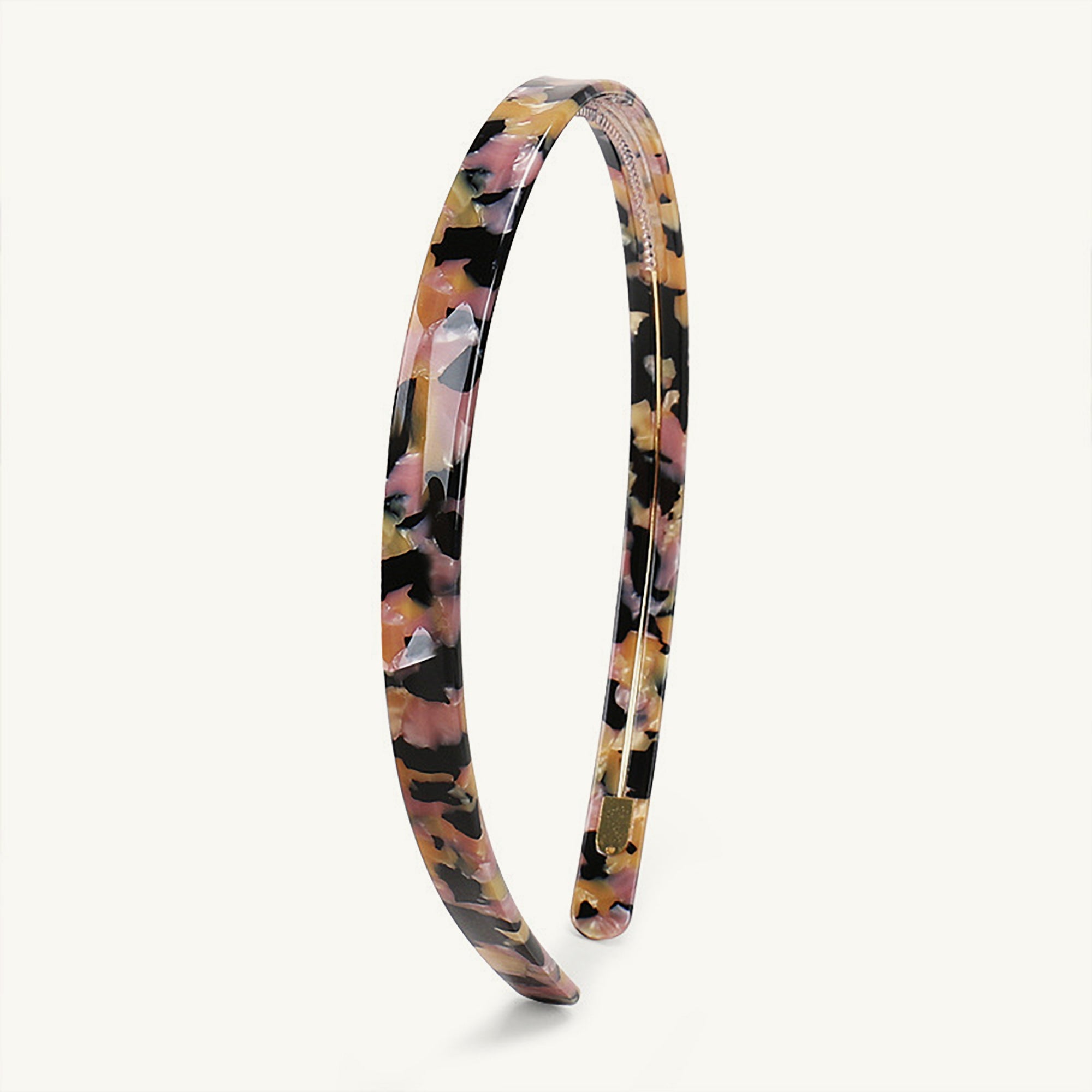 Floral Tortoiseshell 1cm French Headband - Camile & Stone