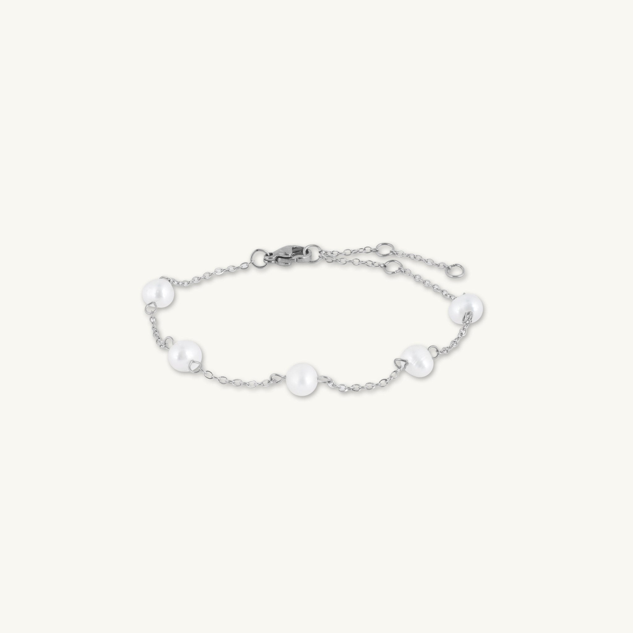 Freshwater Pearl Station Bracelet - Camile & Stone