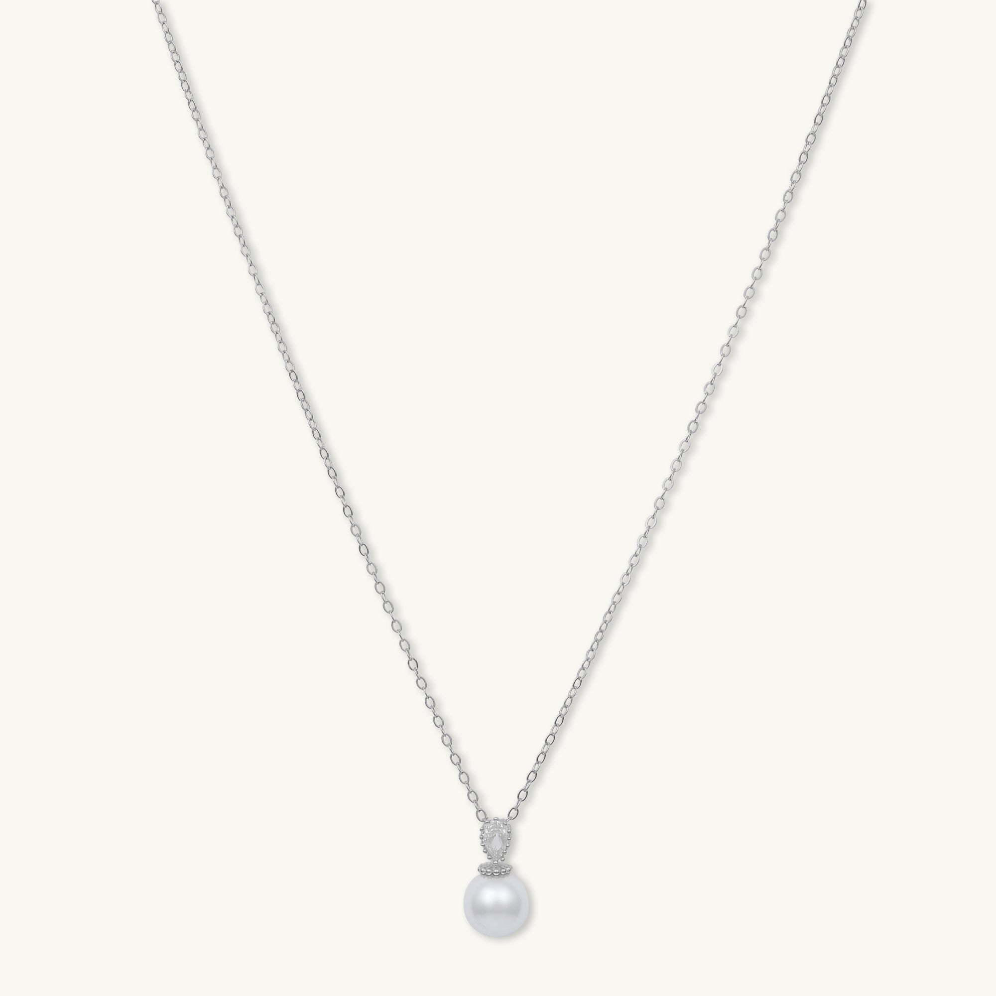 Freshwater Pearl Teardrop Necklace - Camile & Stone