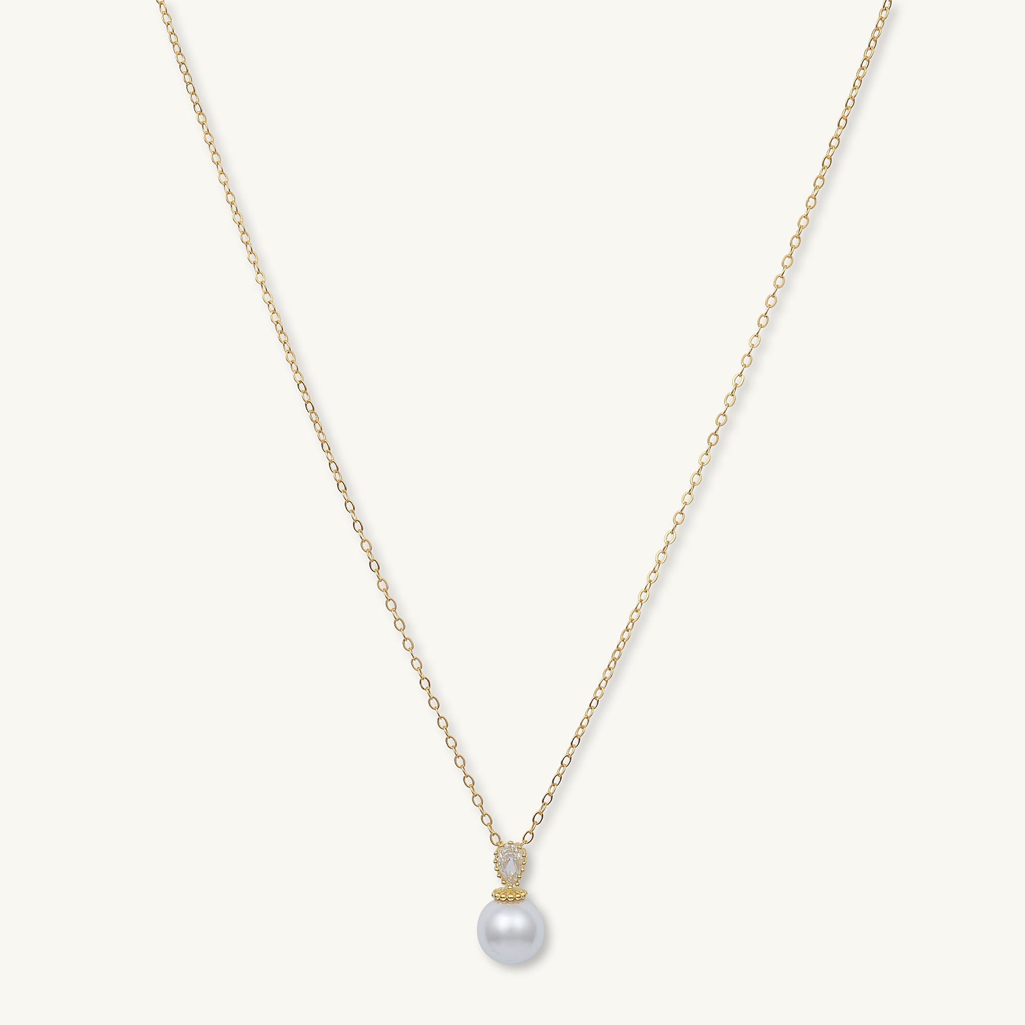 Freshwater Pearl Teardrop Necklace - Camile & Stone