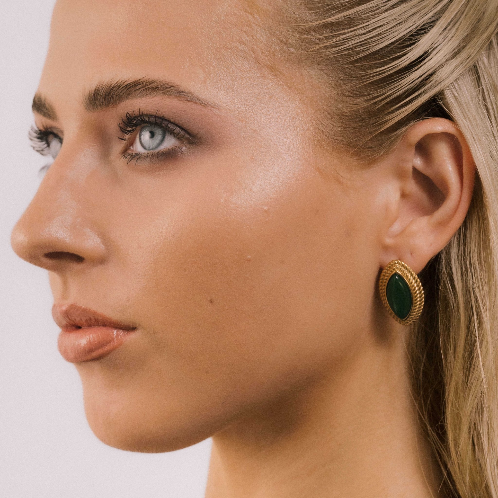 Freya Vintage Black Onyx Earrings - Camile & Stone