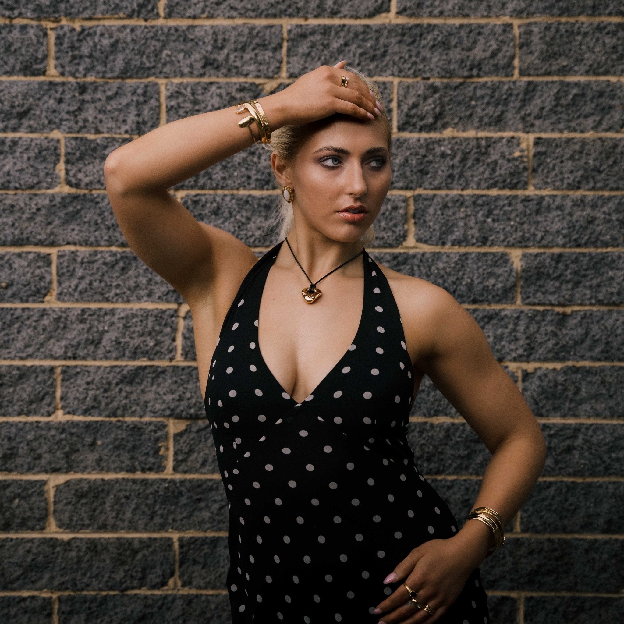 Gia Circle Cord Necklace - Camile & Stone