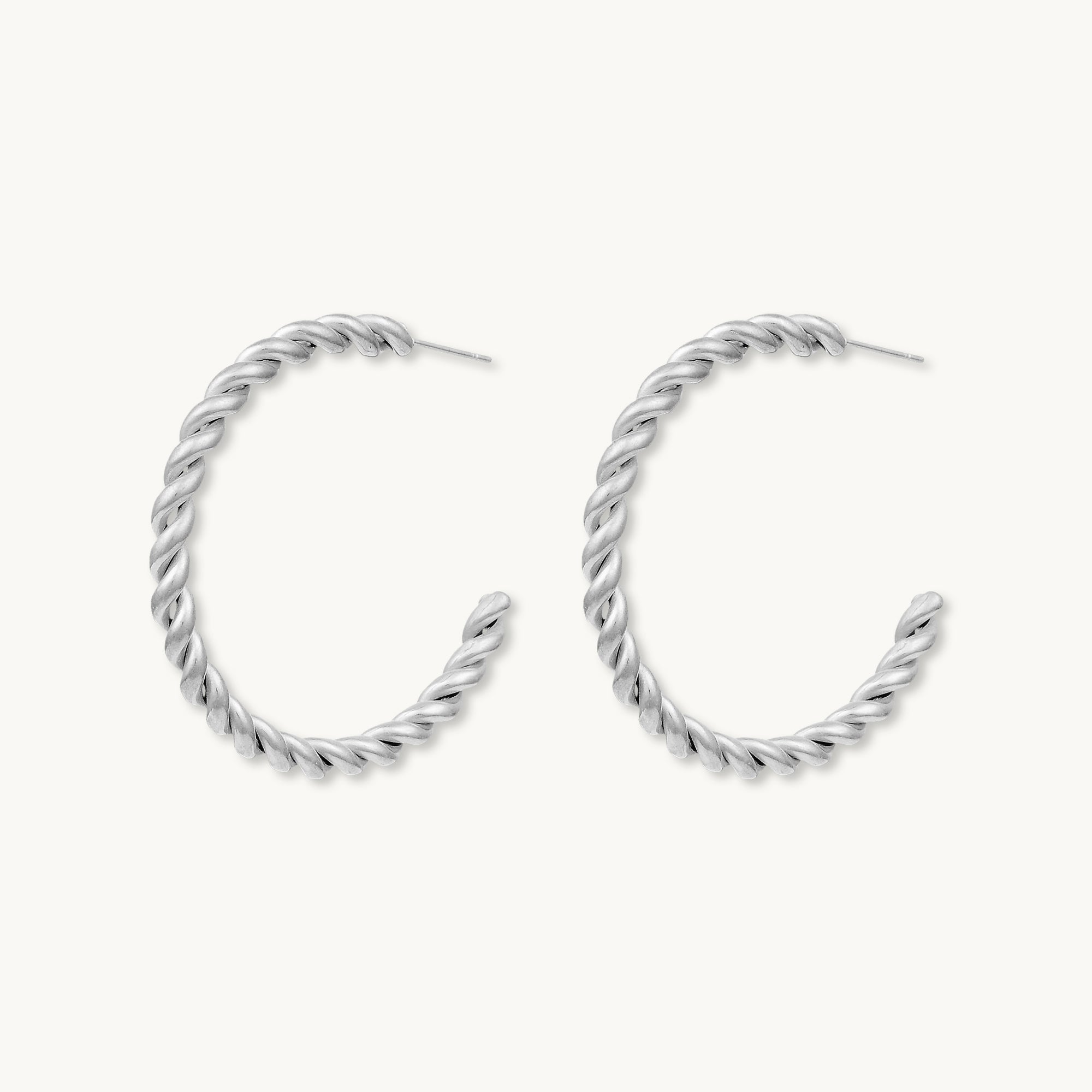 Hallie Twist Statement Hoop Earrings - Camile & Stone