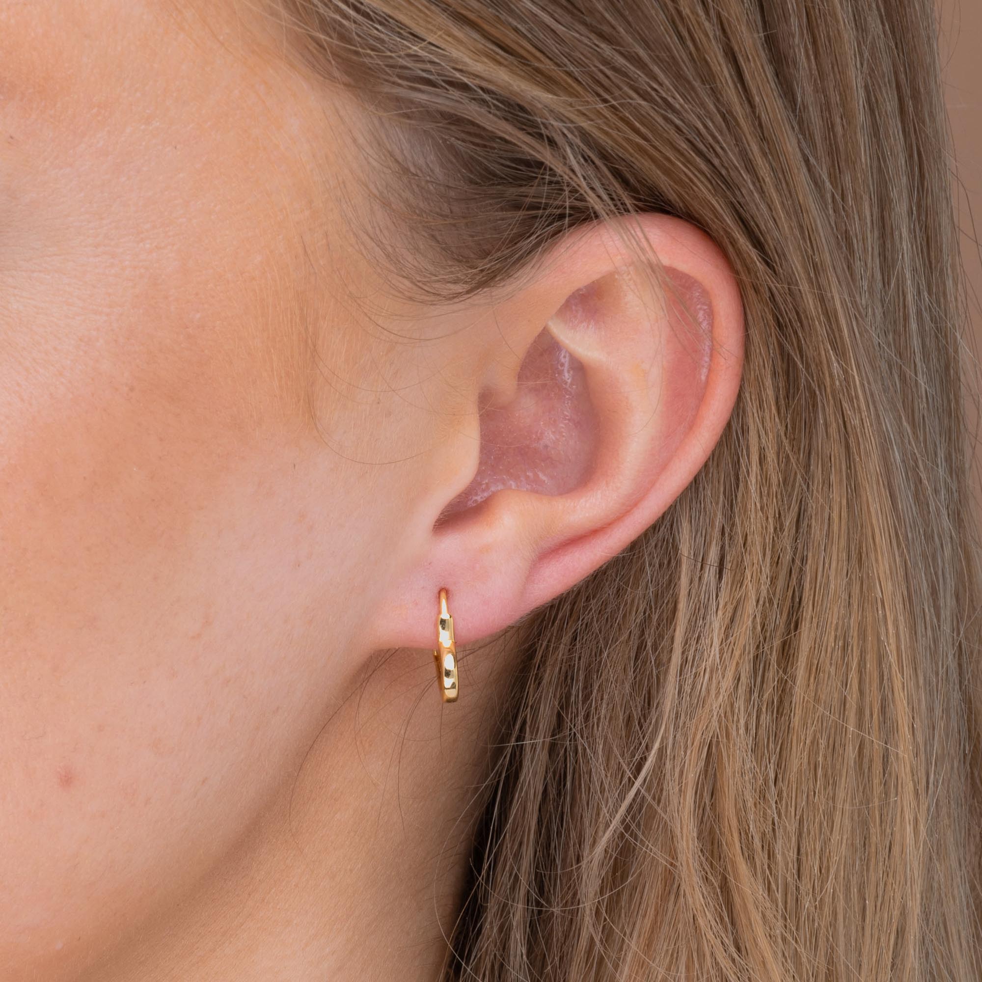 Heart Huggie Hoop Earrings - Camile & Stone