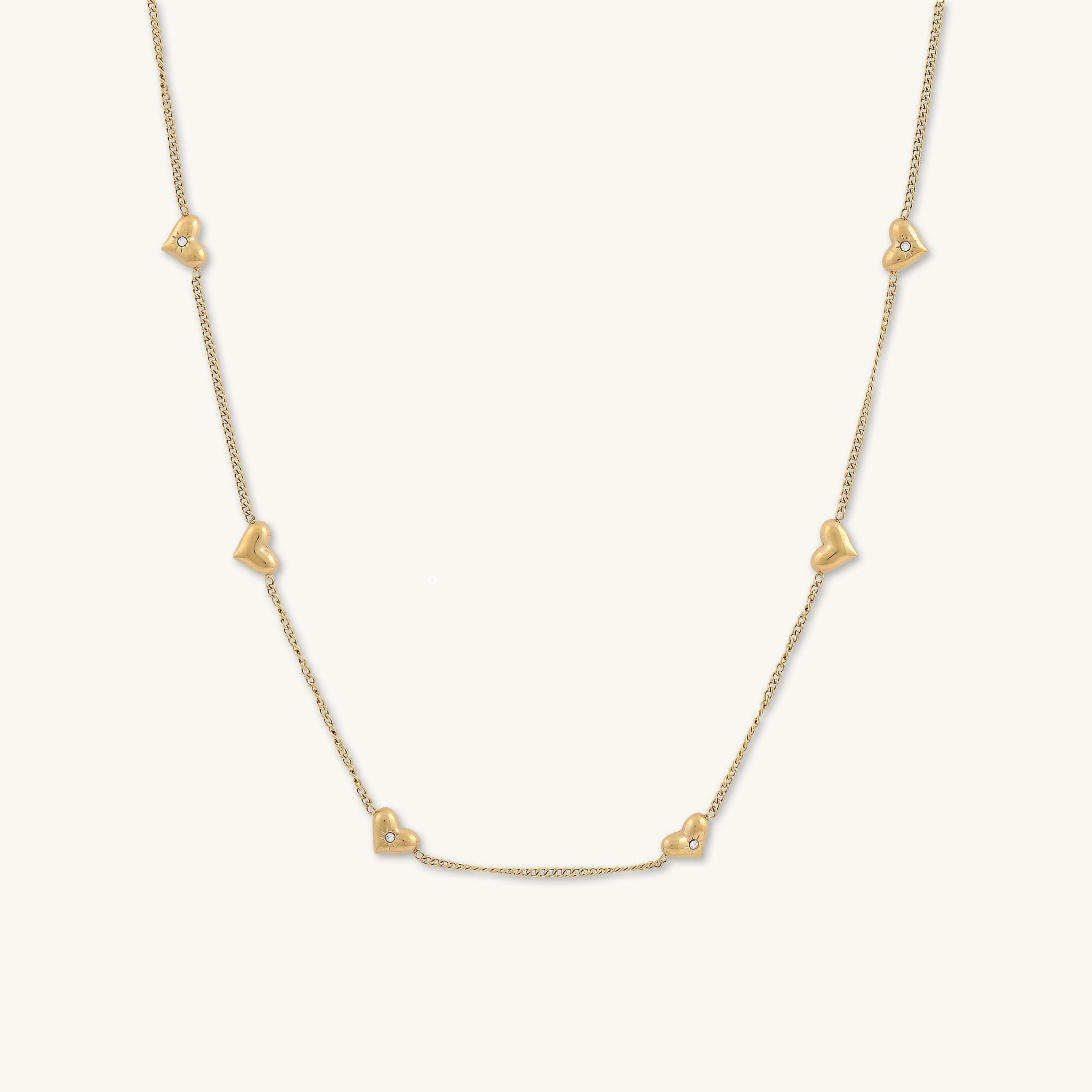 Heart Station Celestial Necklace - Camile & Stone