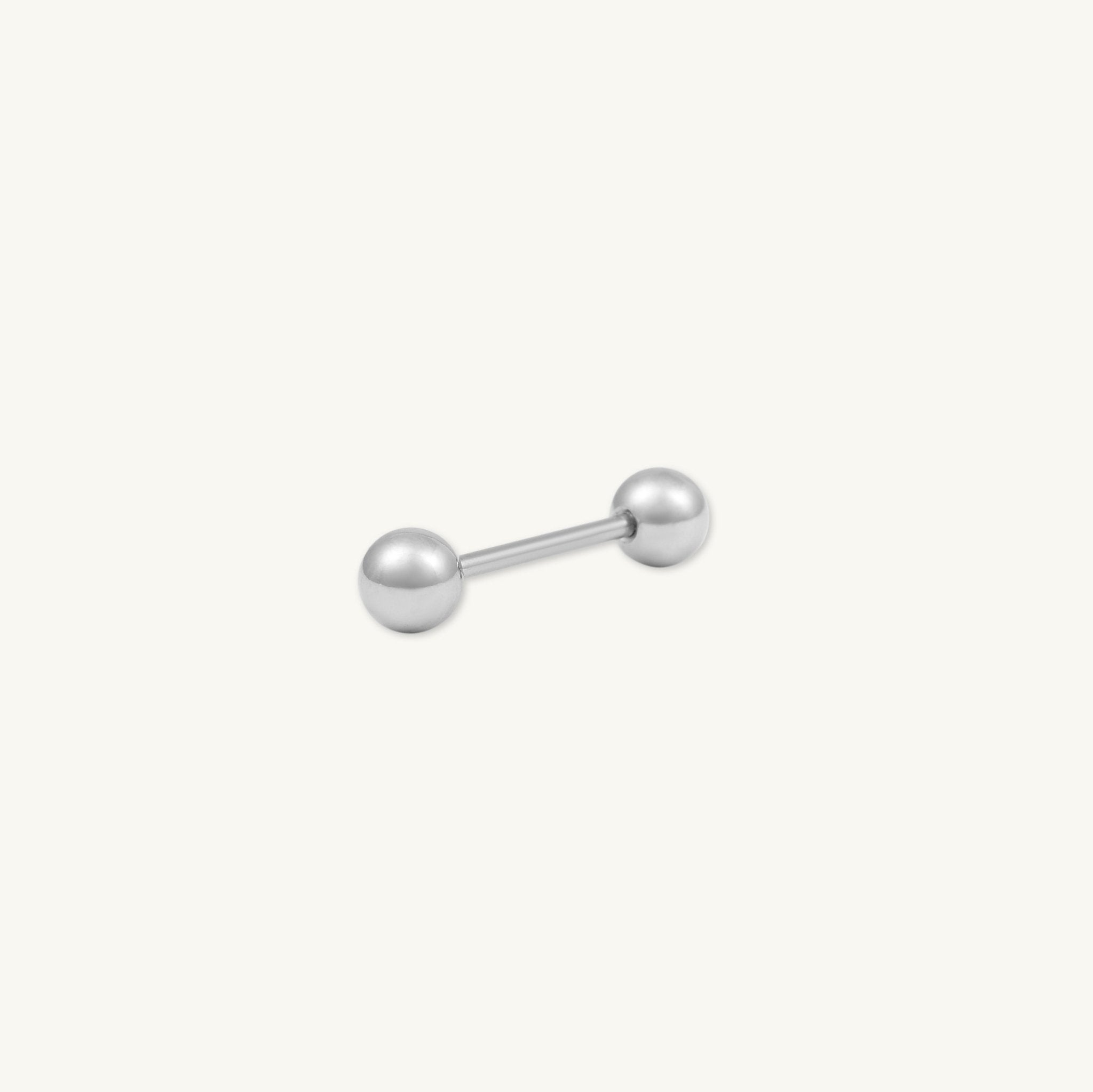 Internally Threaded Titanium Tongue Piercing Barbell - Camile & Stone