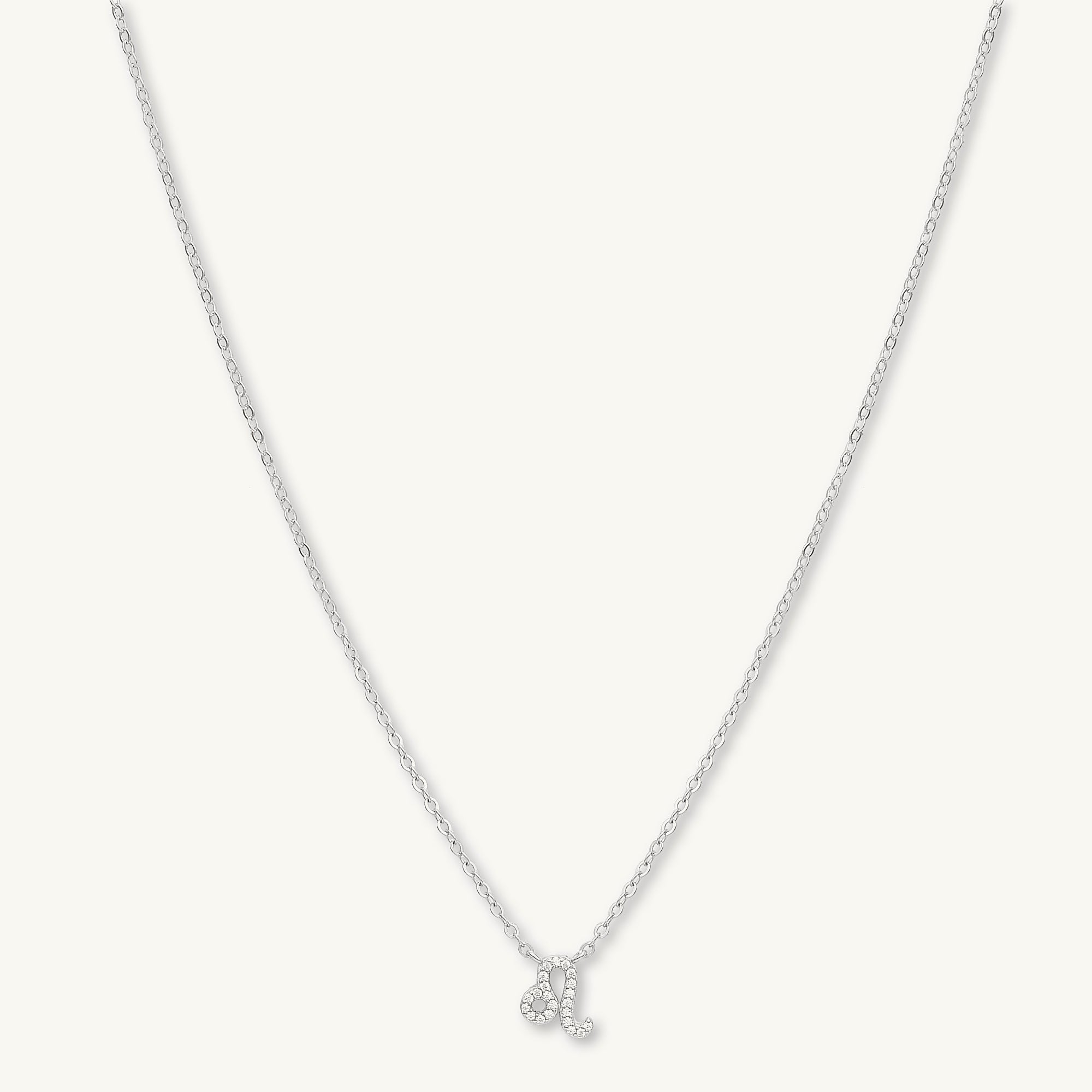 Leo Sapphire Charm Zodiac Star Sign Necklace - Camile & Stone