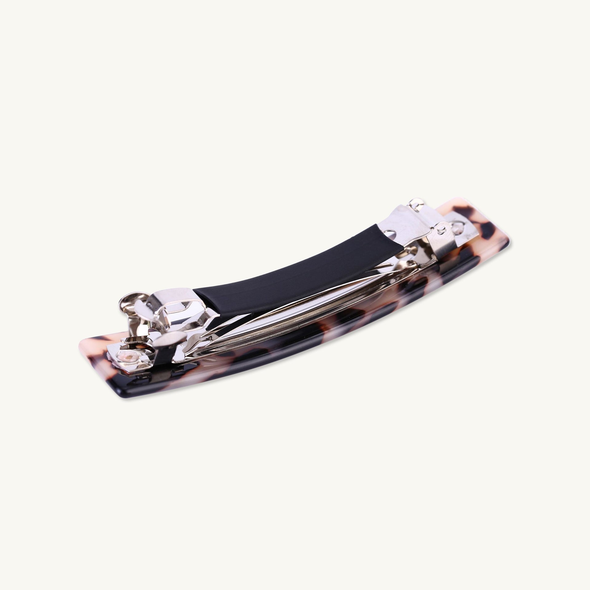 Light Tortoiseshell Bar French Hair Clip - Camile & Stone