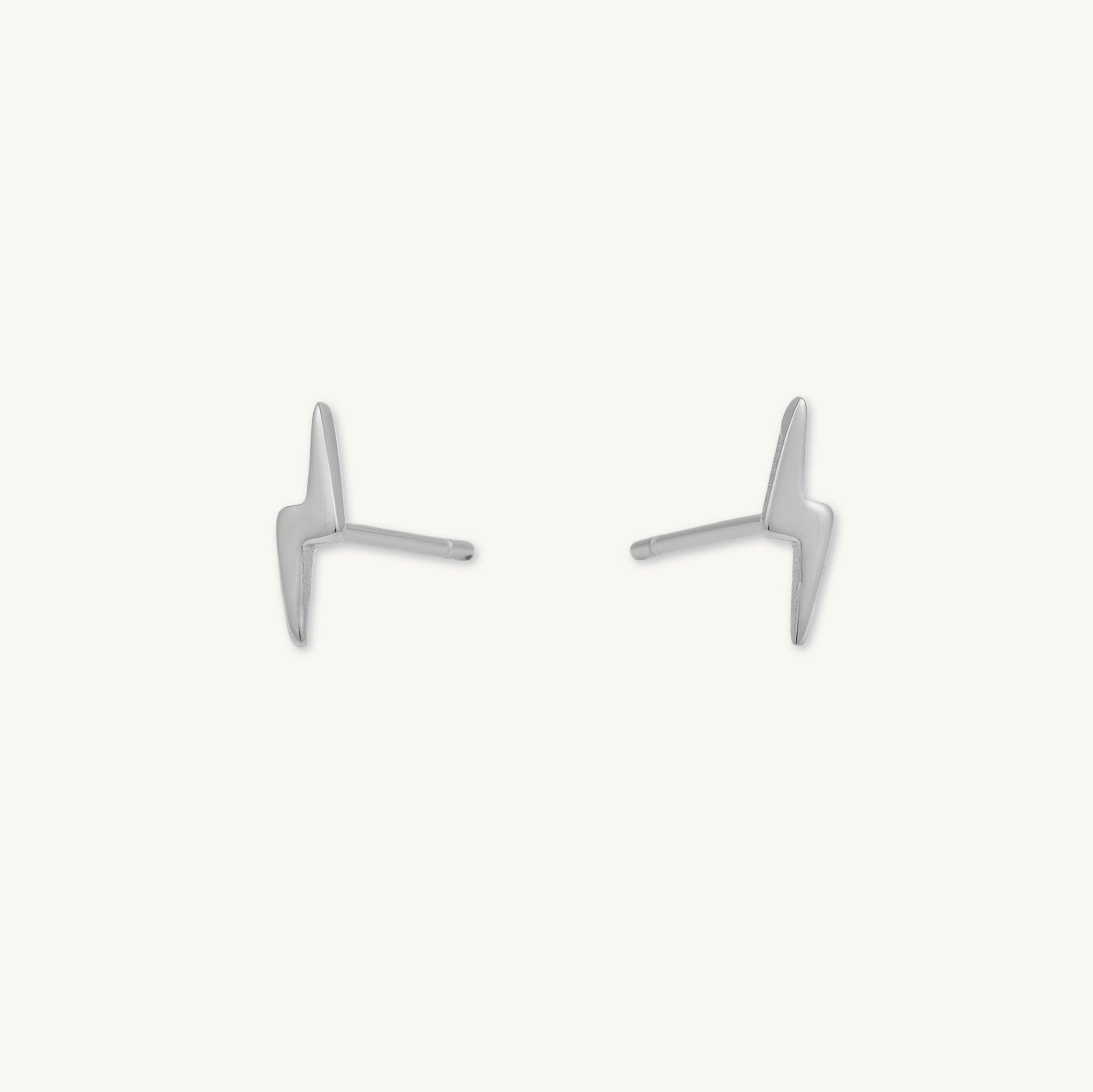 Lightning Bolt Stud Earrings - Camile & Stone