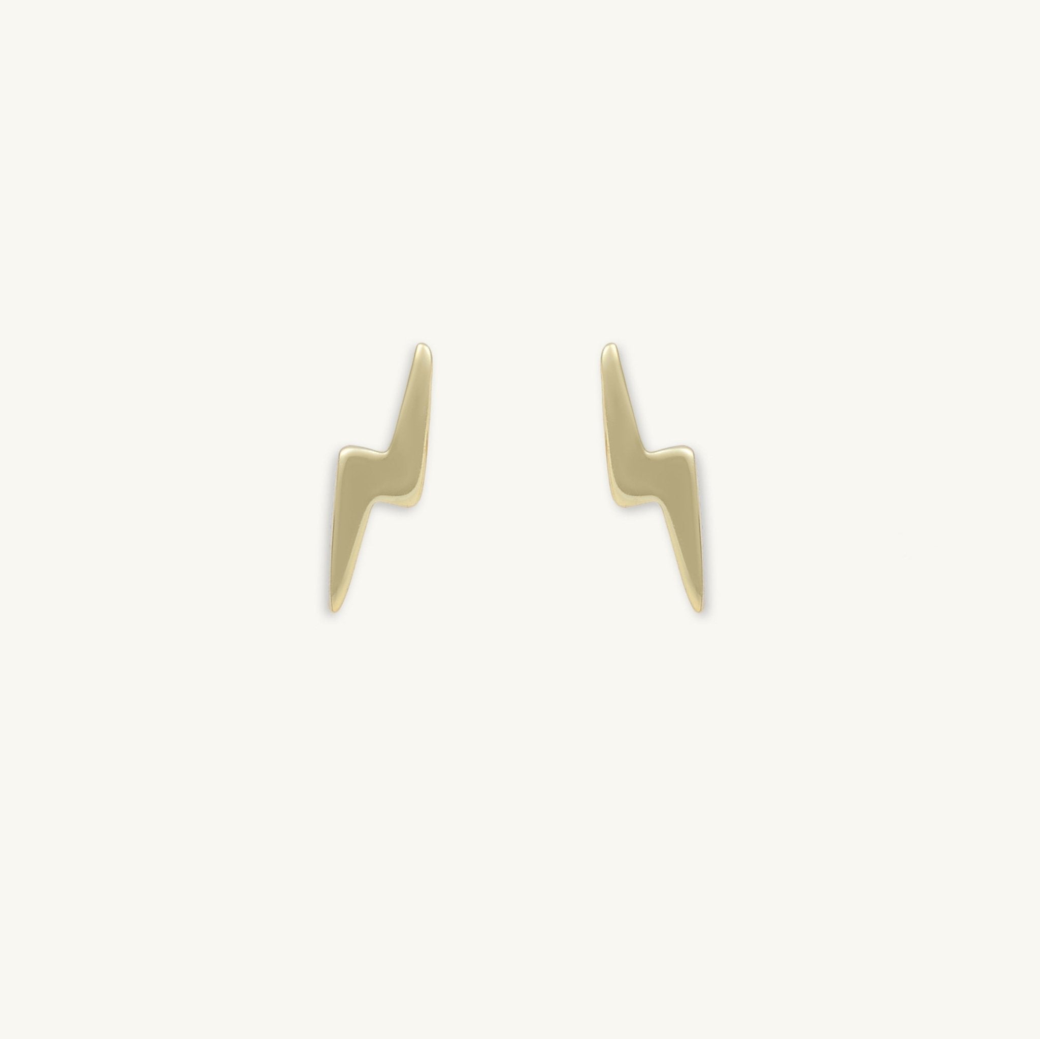 Lightning Bolt Stud Earrings - Camile & Stone
