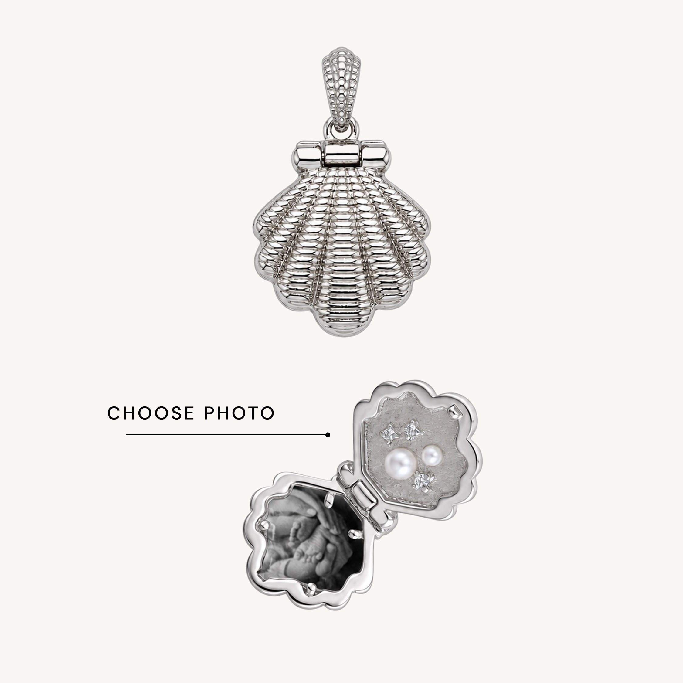 Little Treasures Mermaid Photo Locket Pendant