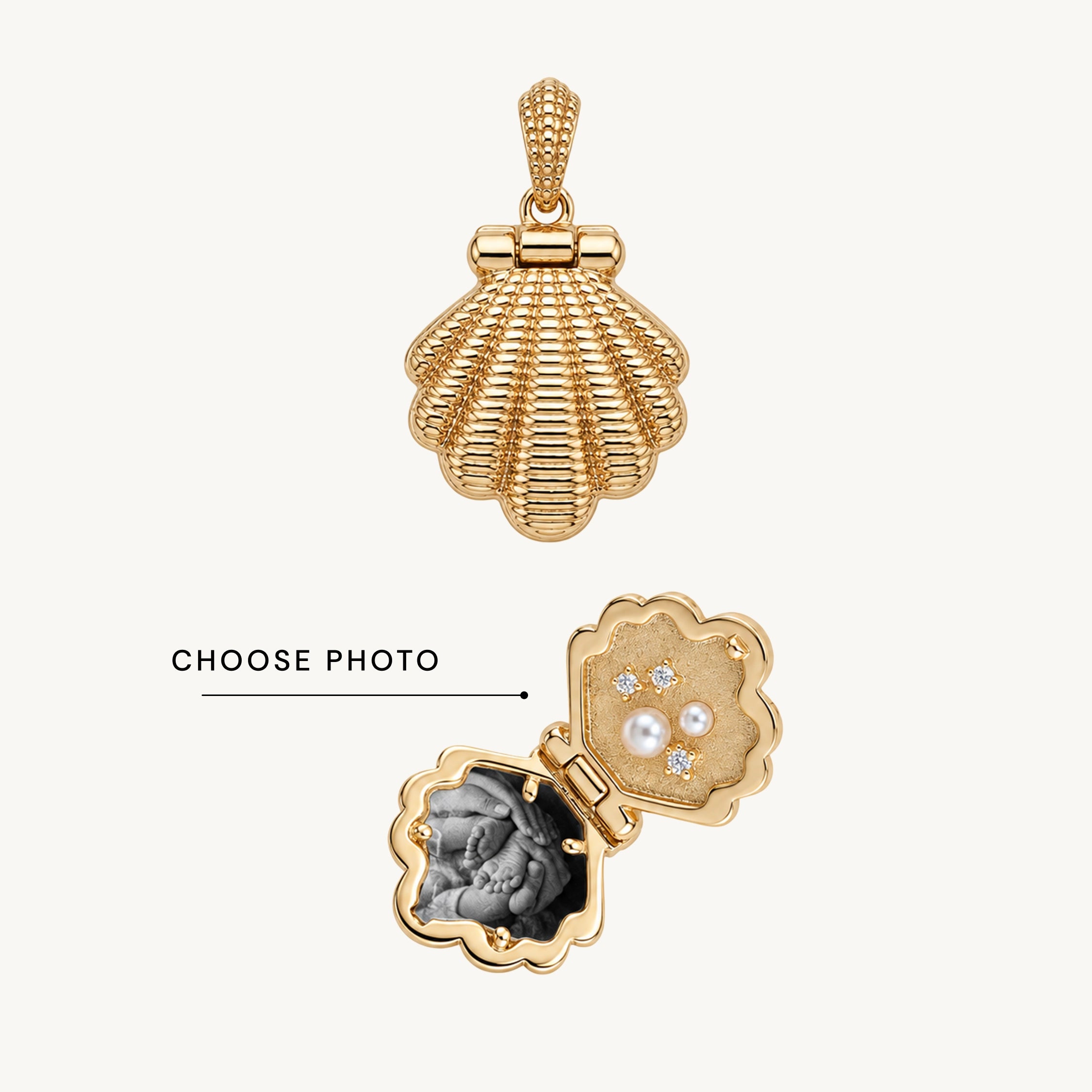 Little Treasures Mermaid Photo Locket Pendant