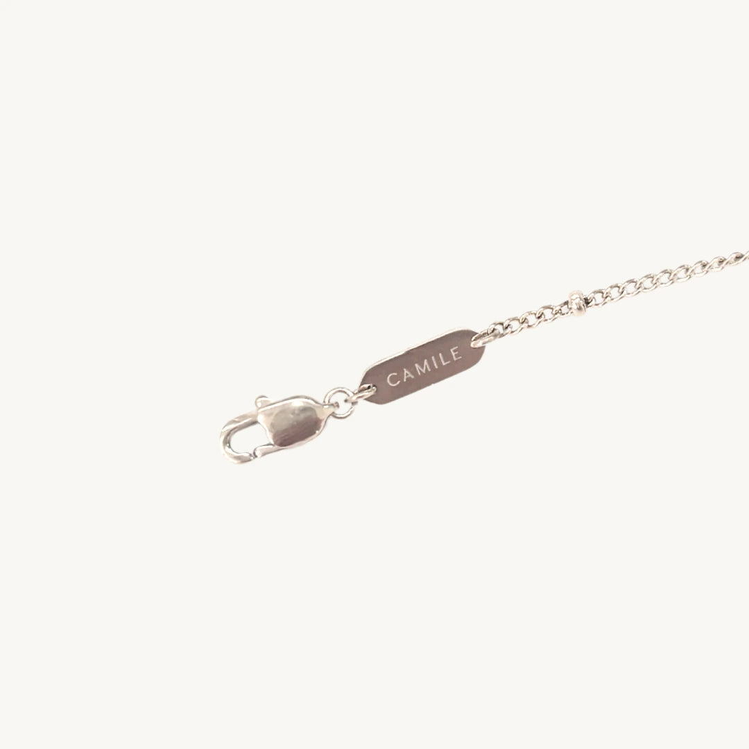 Clover MOP Photo Locket Necklace