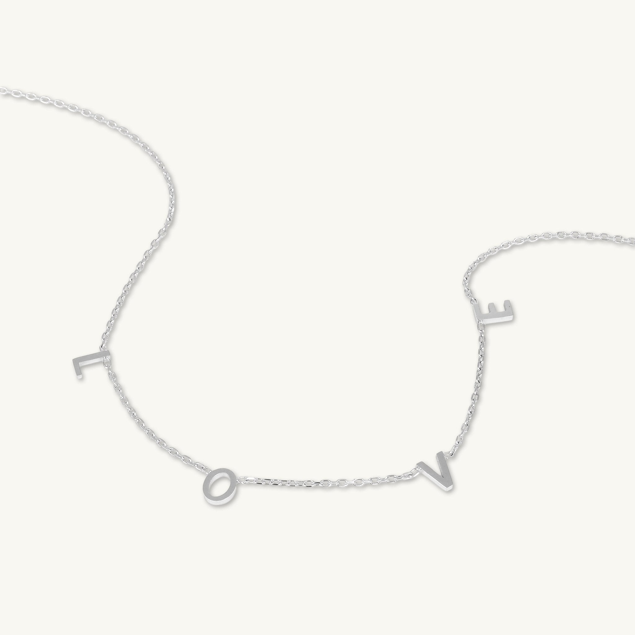 LOVE Letter Chain Necklace - Camile & Stone