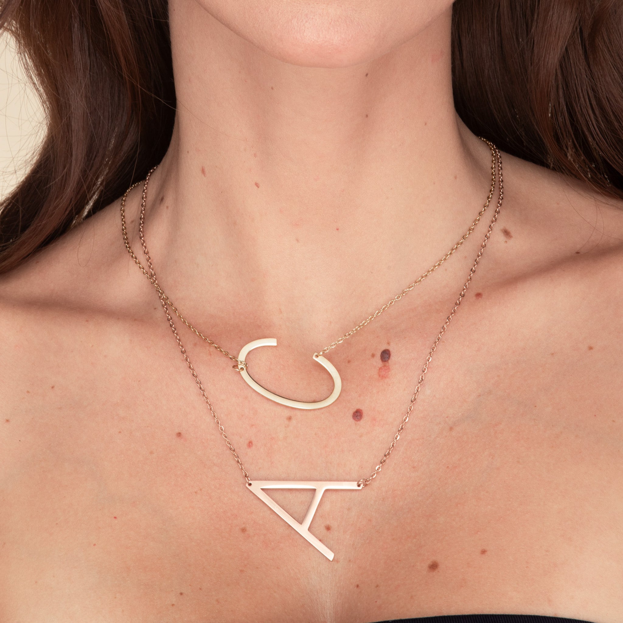 Make A Statement Letter Necklace - Camile & Stone