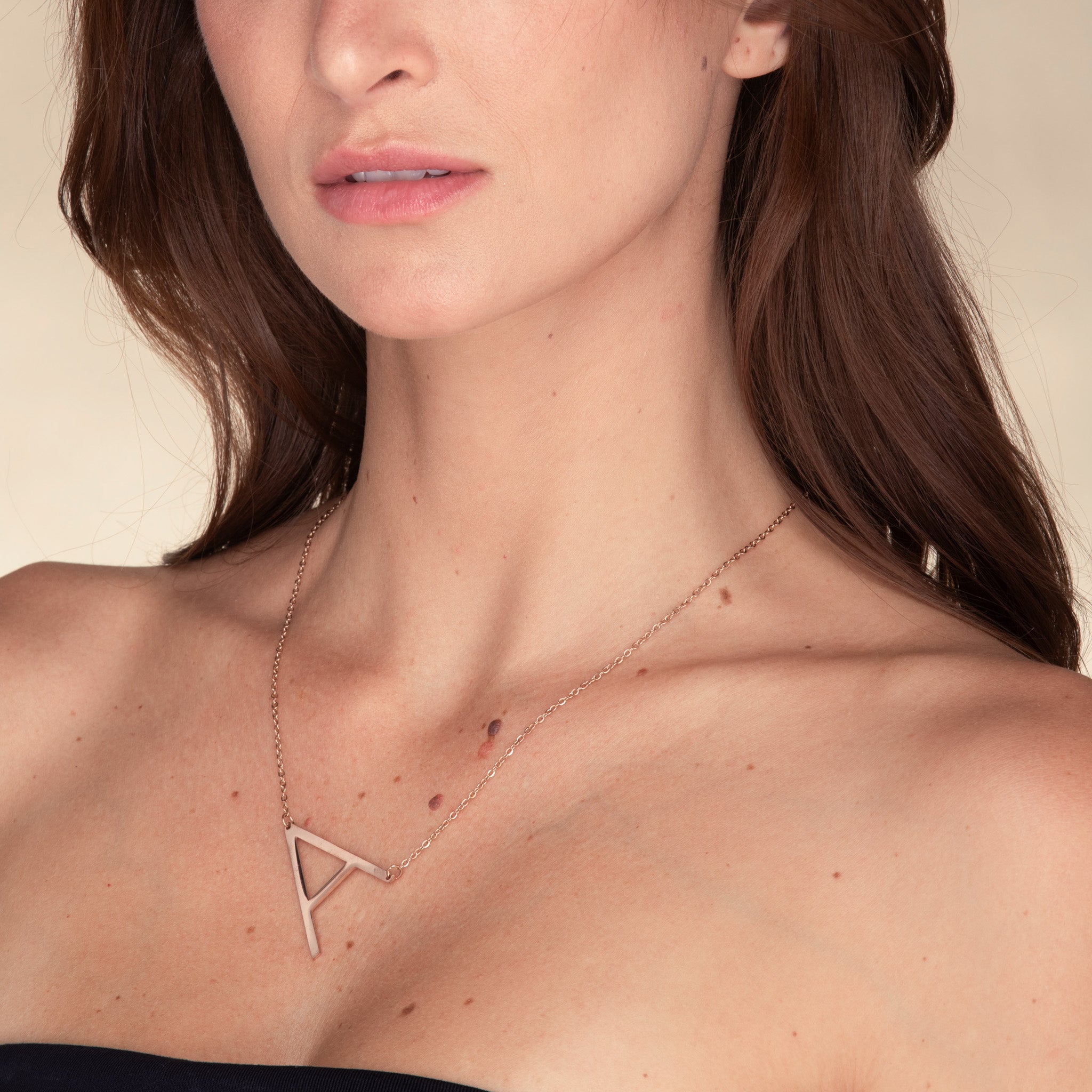 Make A Statement Letter Necklace - Camile & Stone