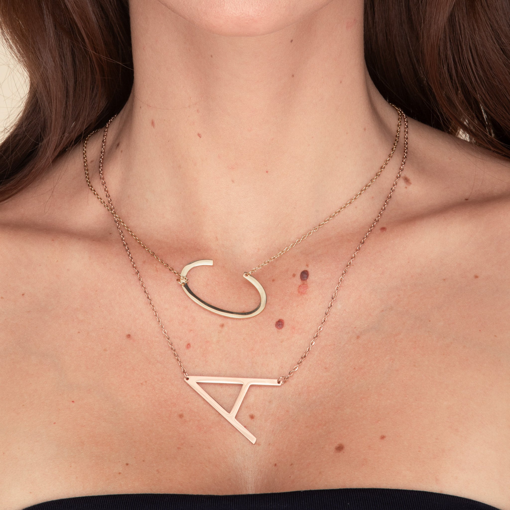 Make A Statement Letter Necklace - Camile & Stone