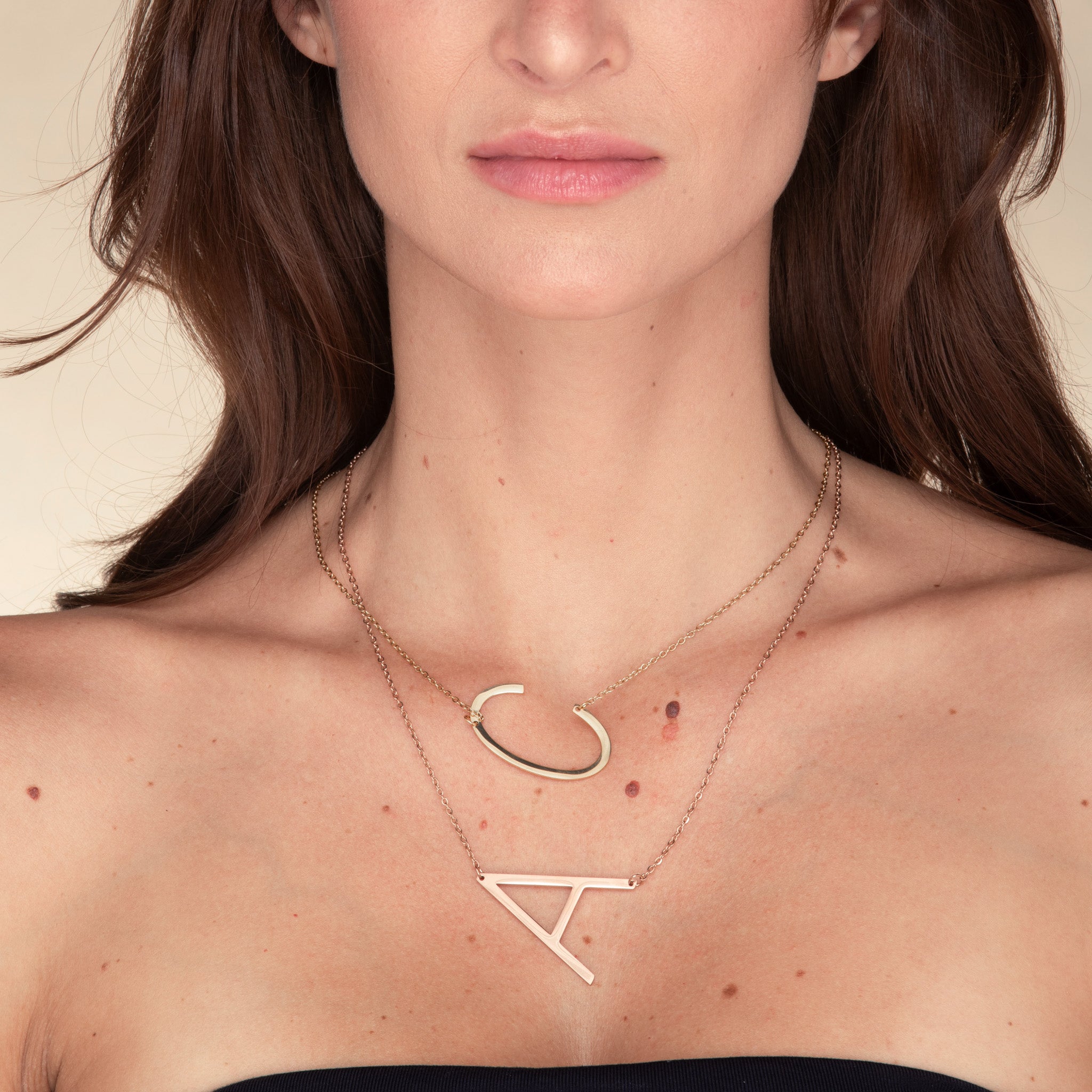 Make A Statement Letter Necklace - Camile & Stone