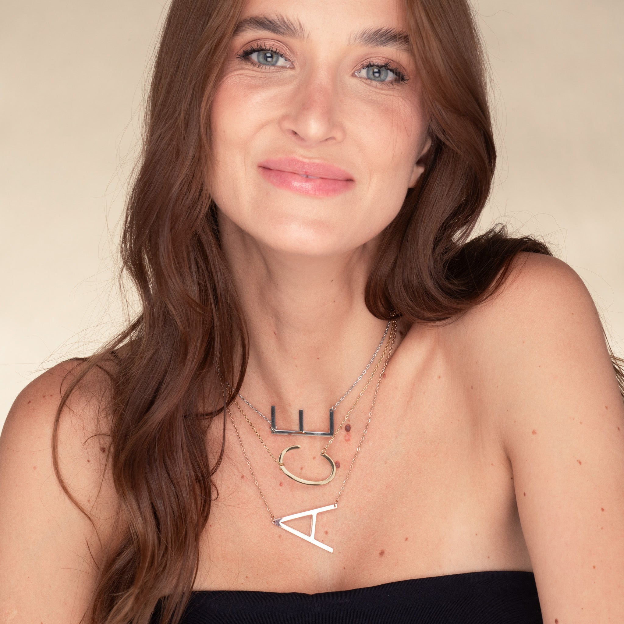 Make A Statement Letter Necklace - Camile & Stone