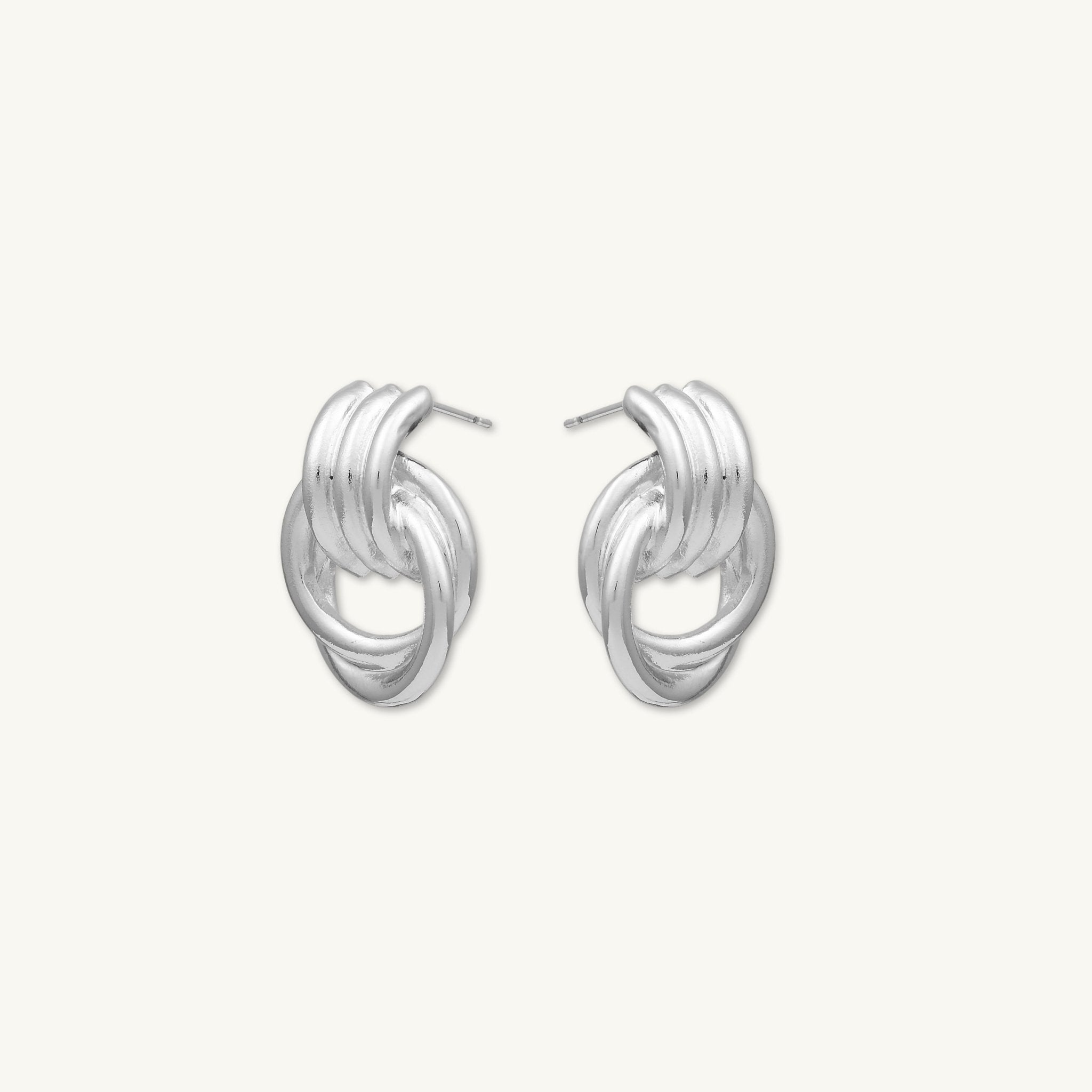 Nadia Loop Statement Stud Earrings - Camile & Stone