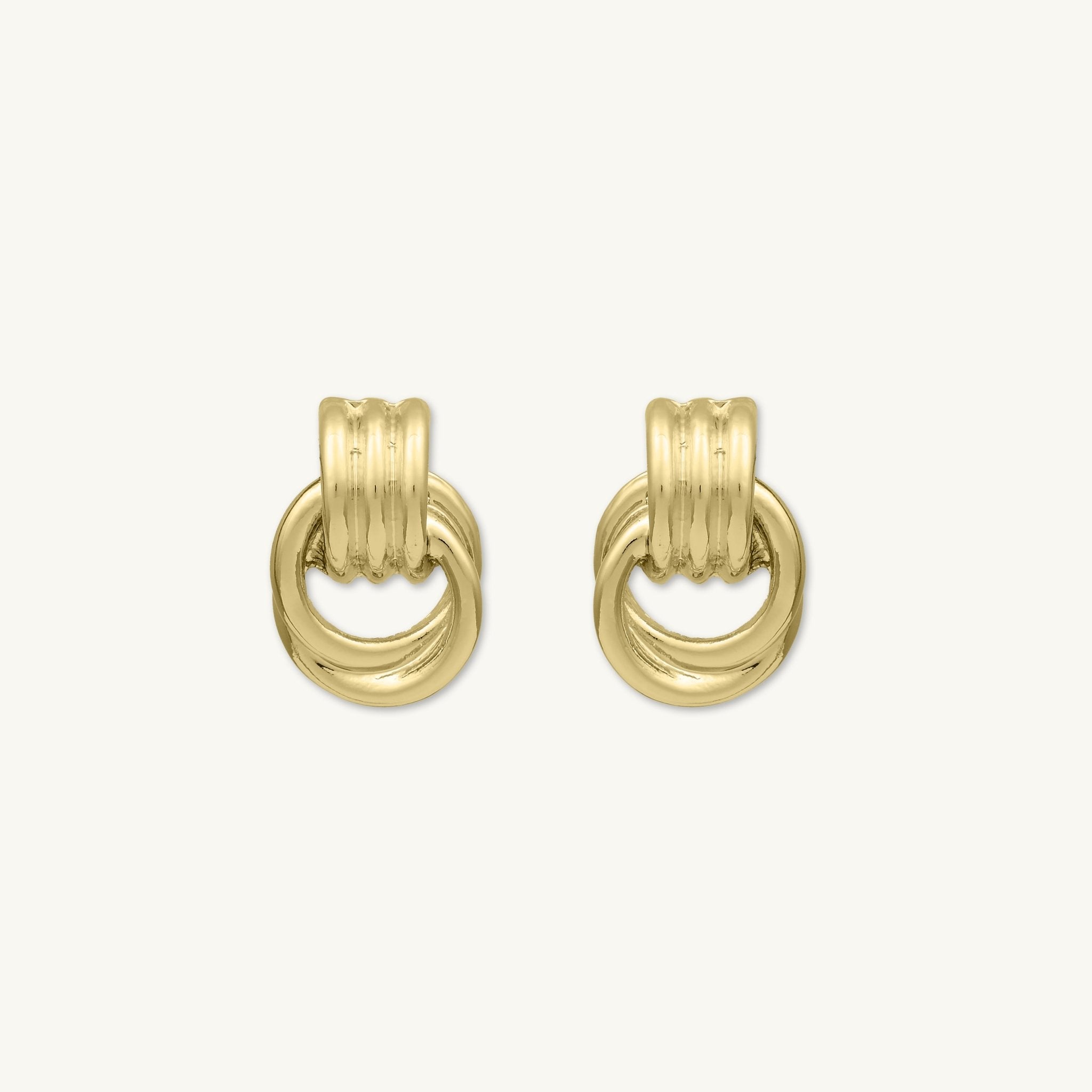 Nadia Loop Statement Stud Earrings - Camile & Stone