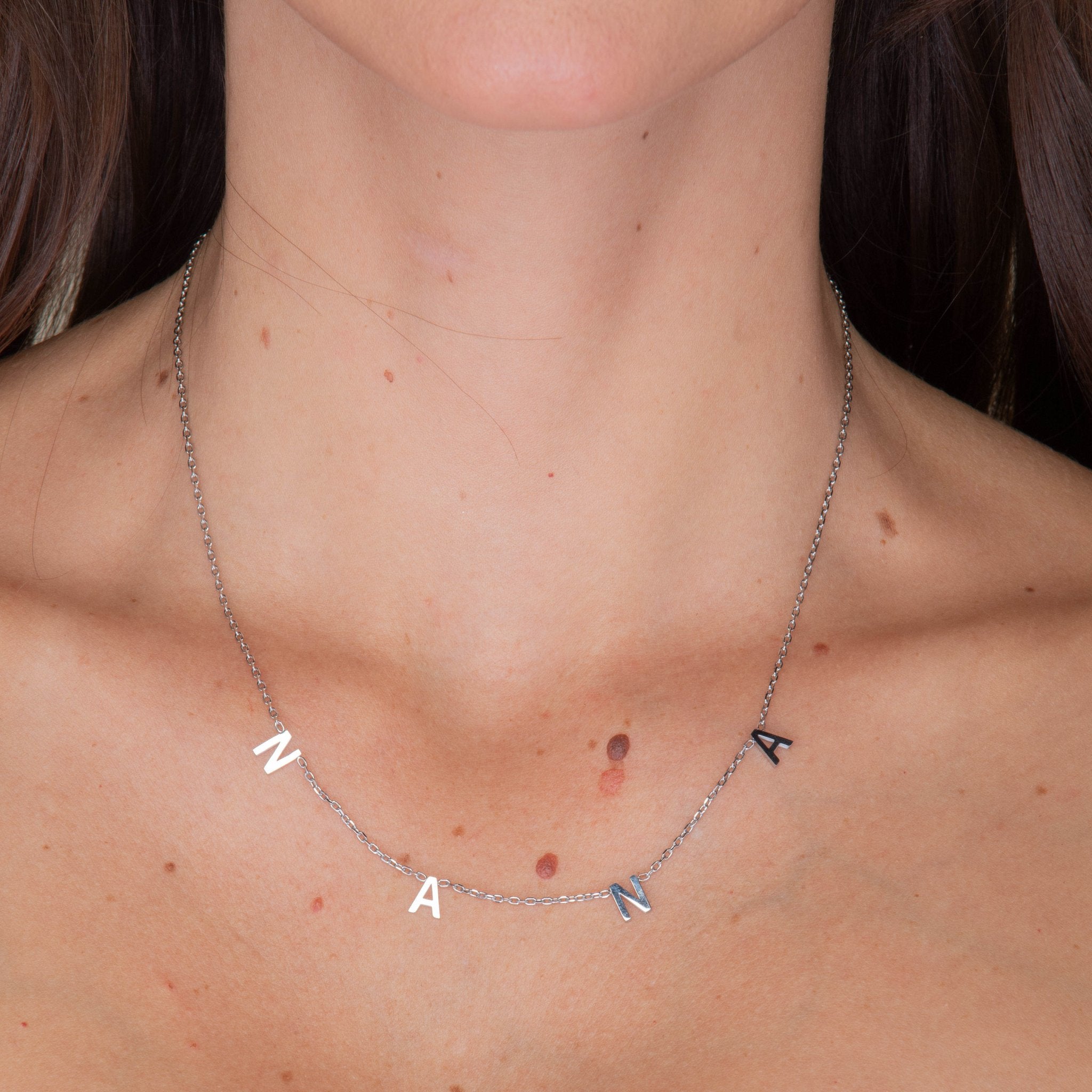NANA Letter Chain Necklace - Camile & Stone