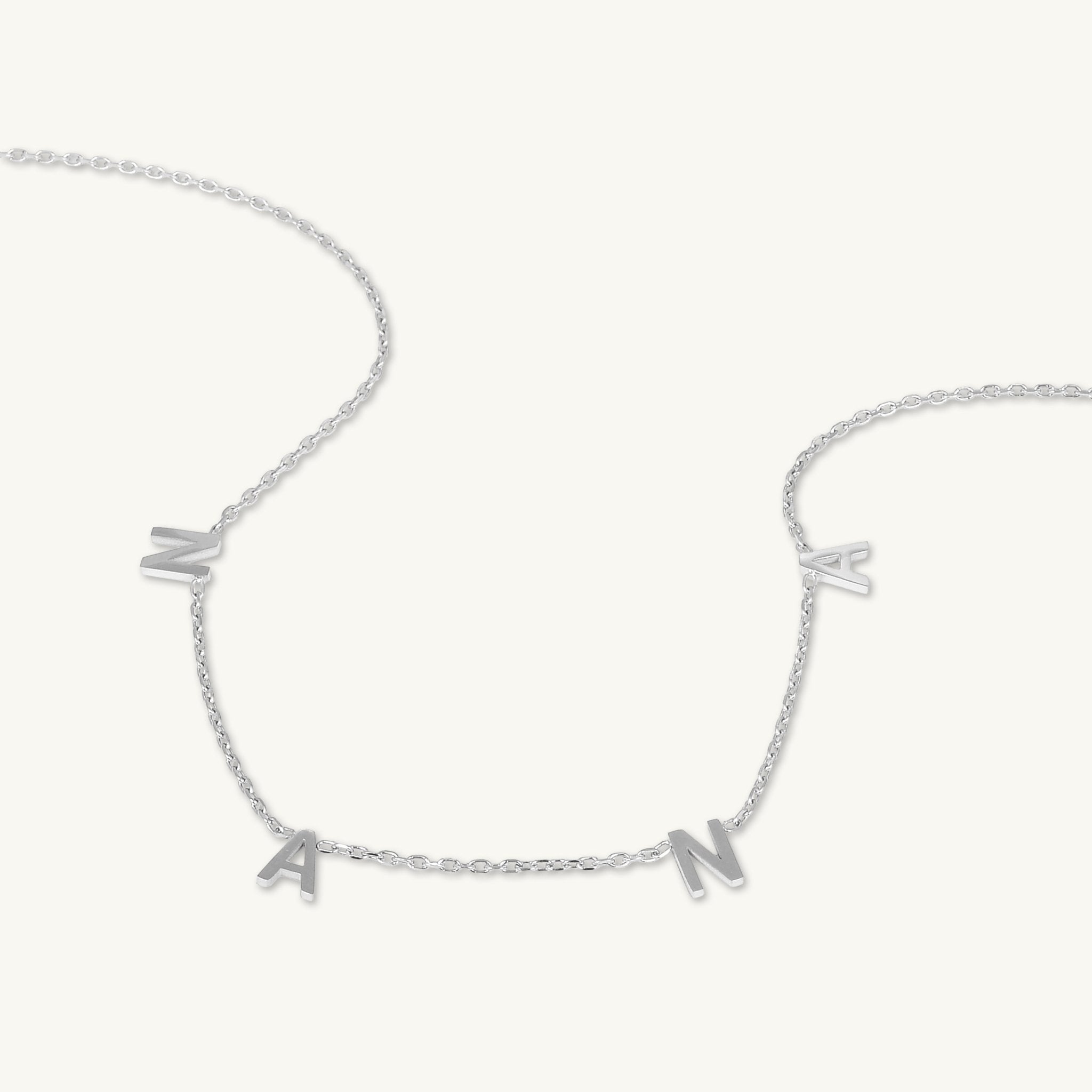 NANA Letter Chain Necklace - Camile & Stone