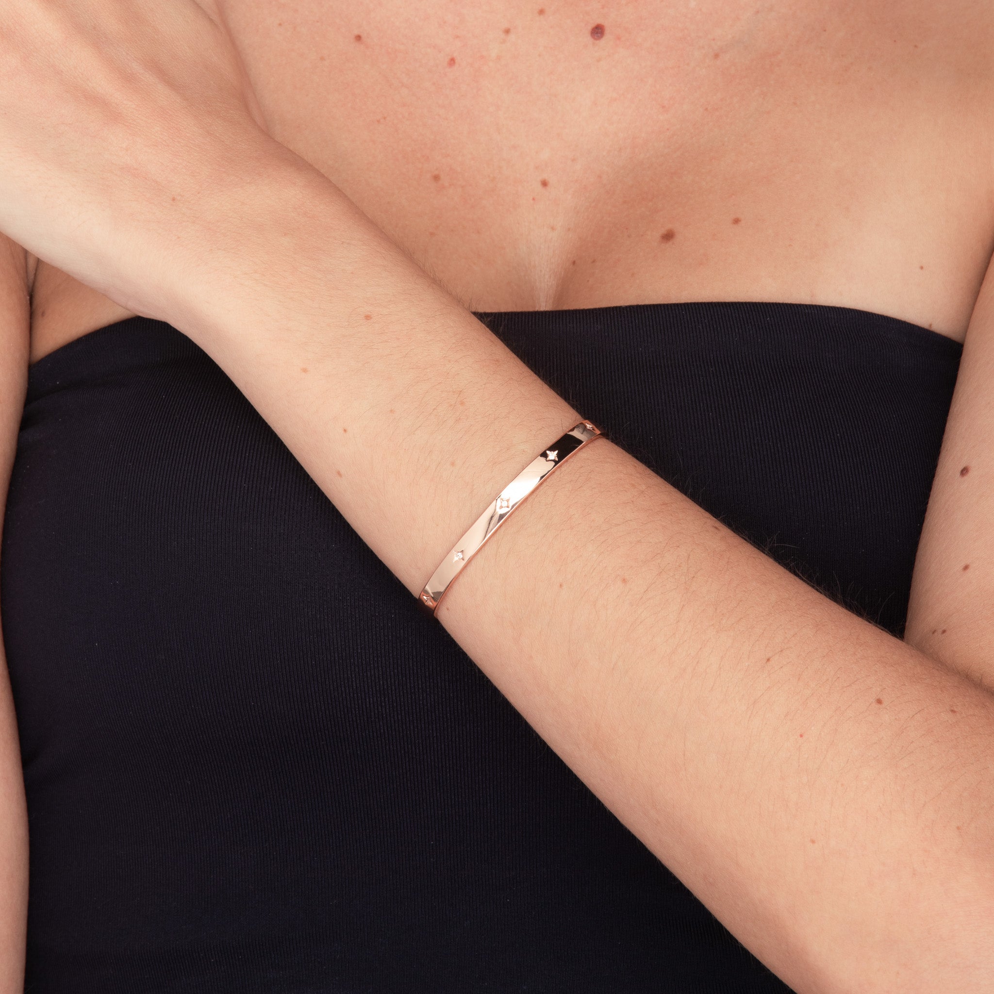 North Star Bangle Bracelet - Camile & Stone