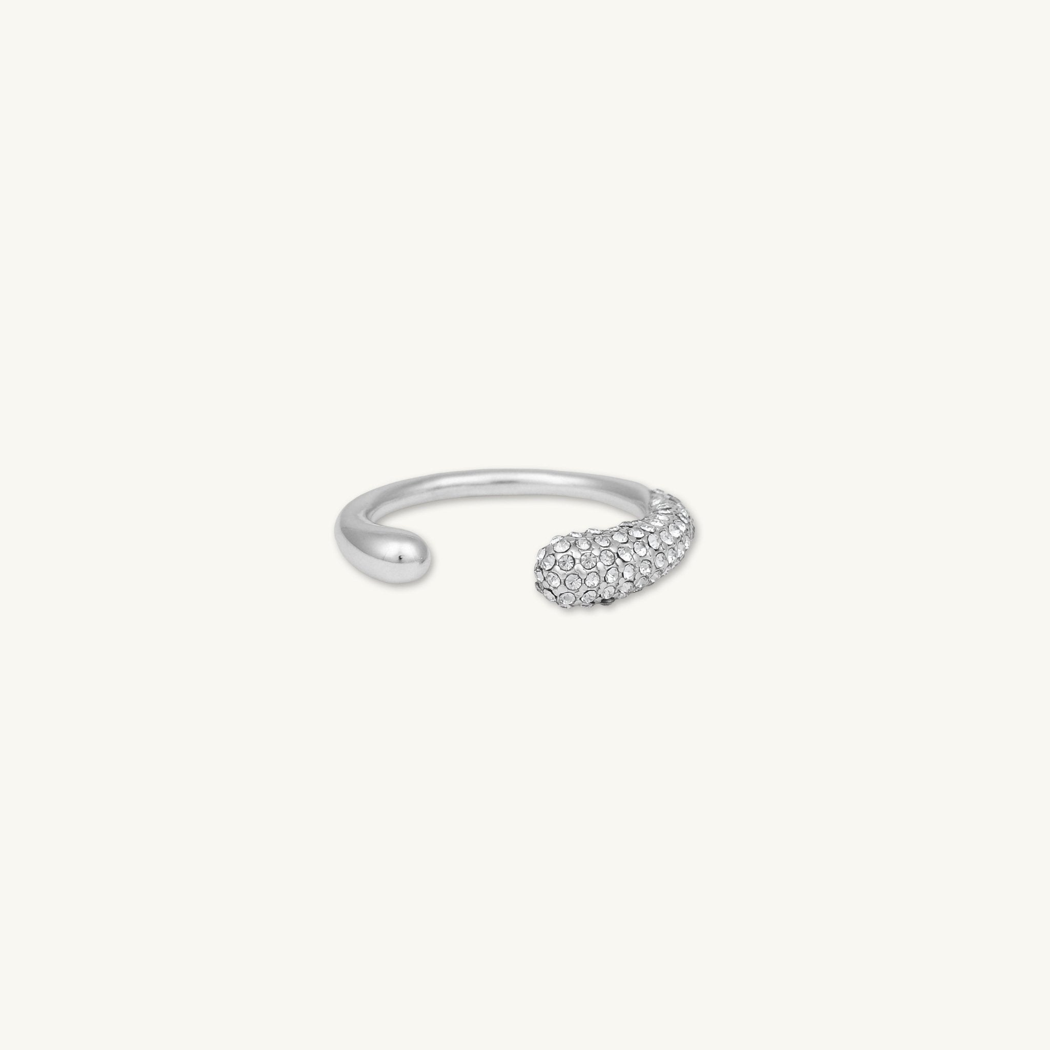 Open Cuff Zirconia Ring - Camile & Stone