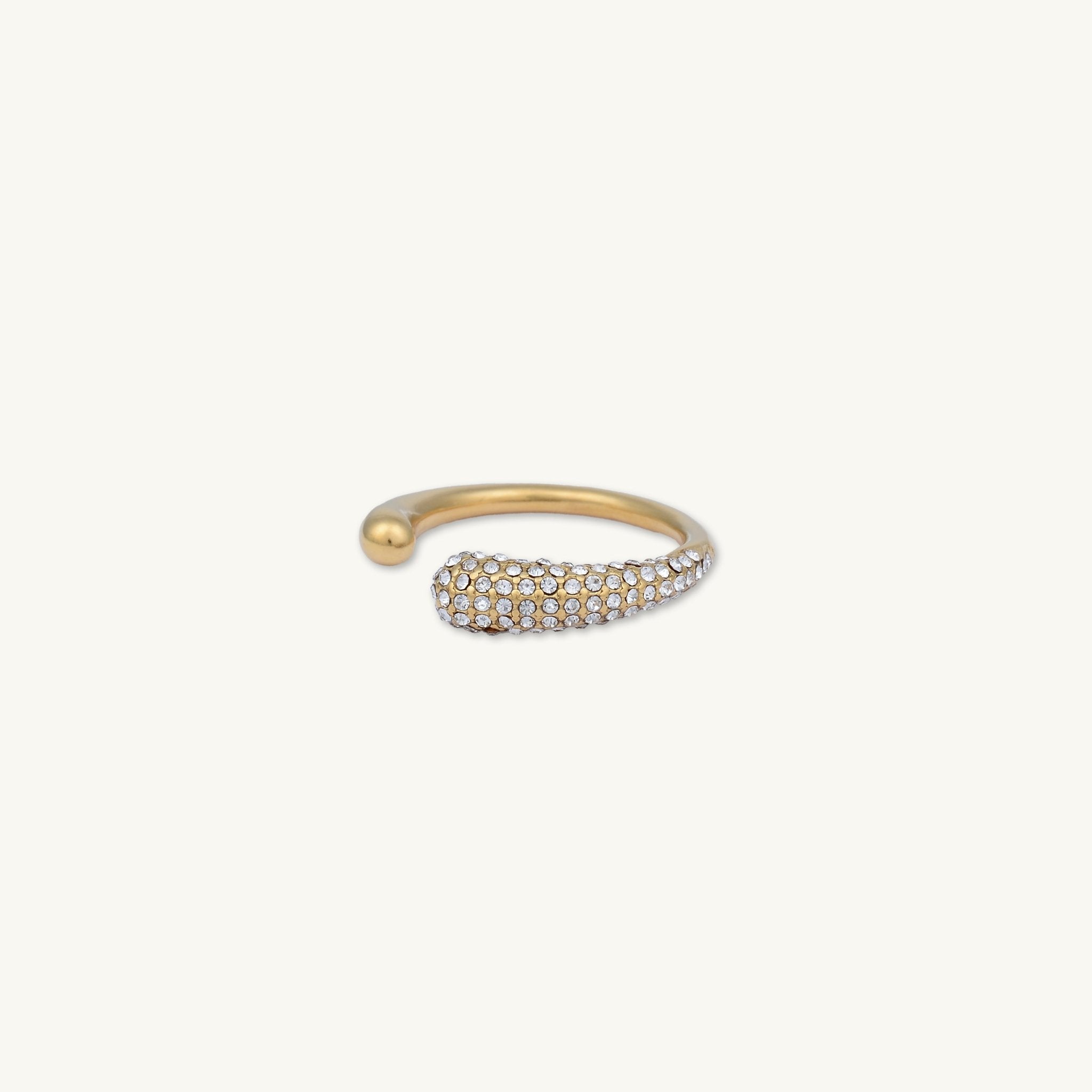 Open Cuff Zirconia Ring - Camile & Stone